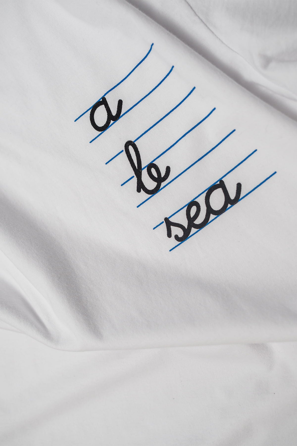 ABC - Camiseta algodón orgánico - Blanca espuma - Imagen 5