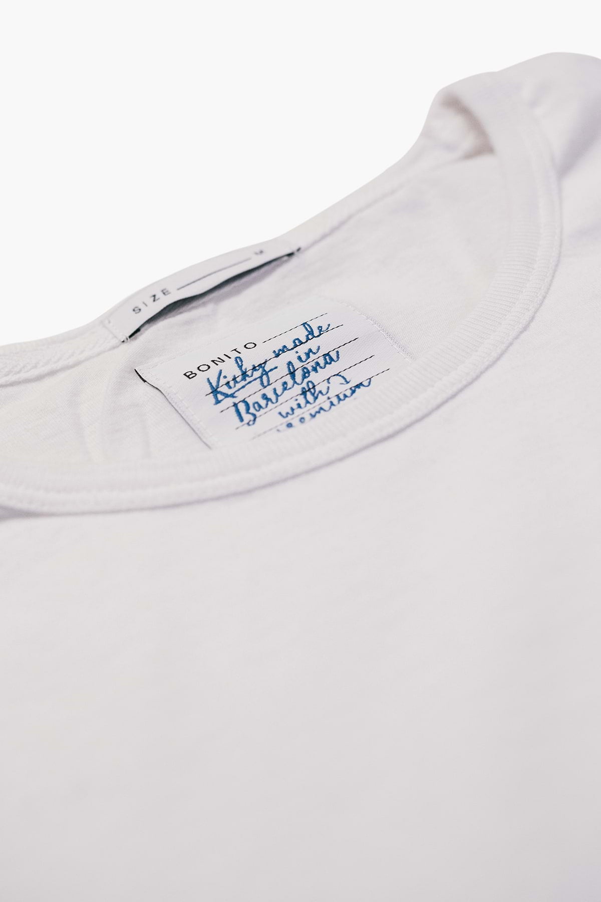 ABC - Camiseta algodón orgánico - Blanca espuma - Imagen 6