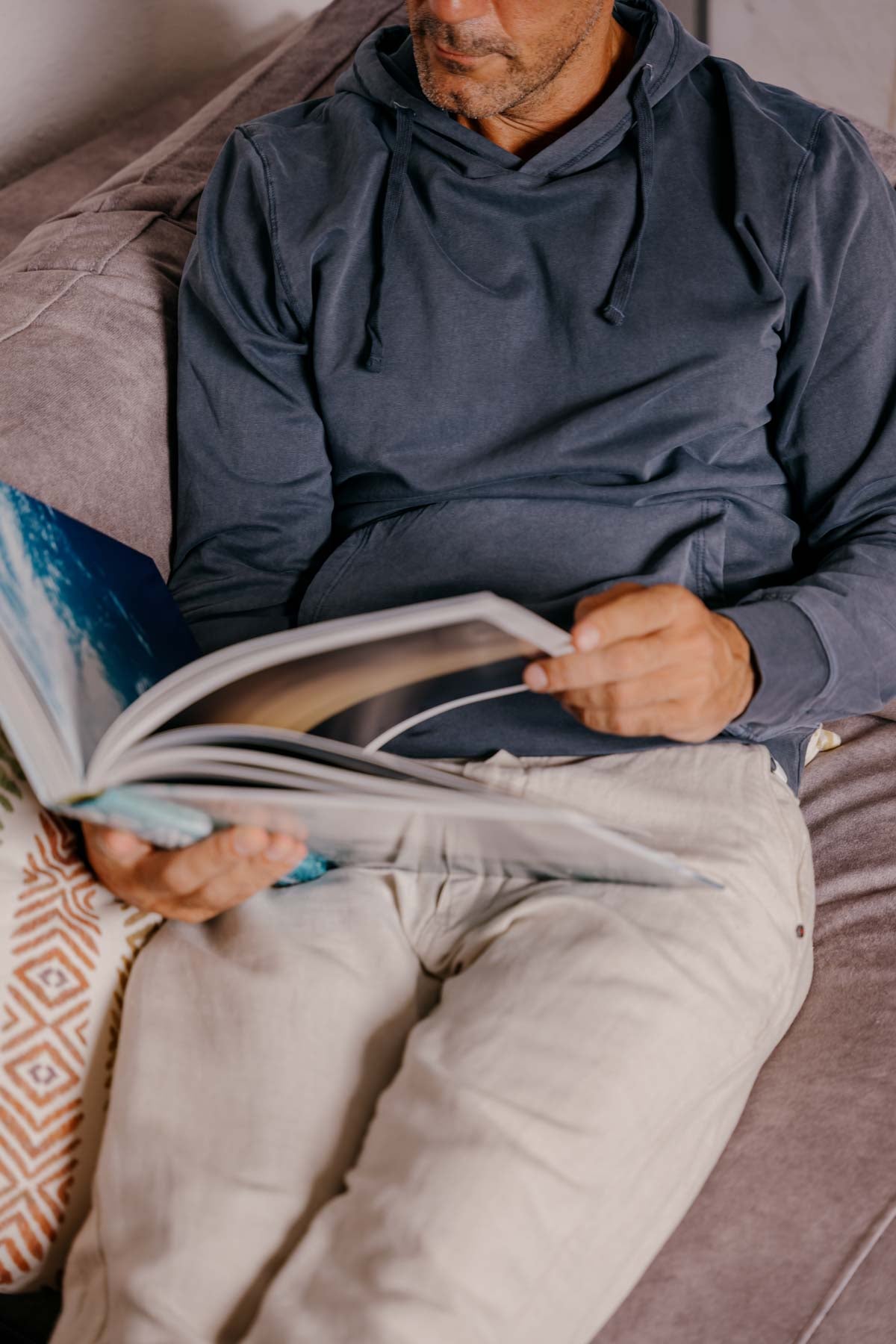 BAJA - Sudadera algodón orgánico - Azul alaska - Imagen 3