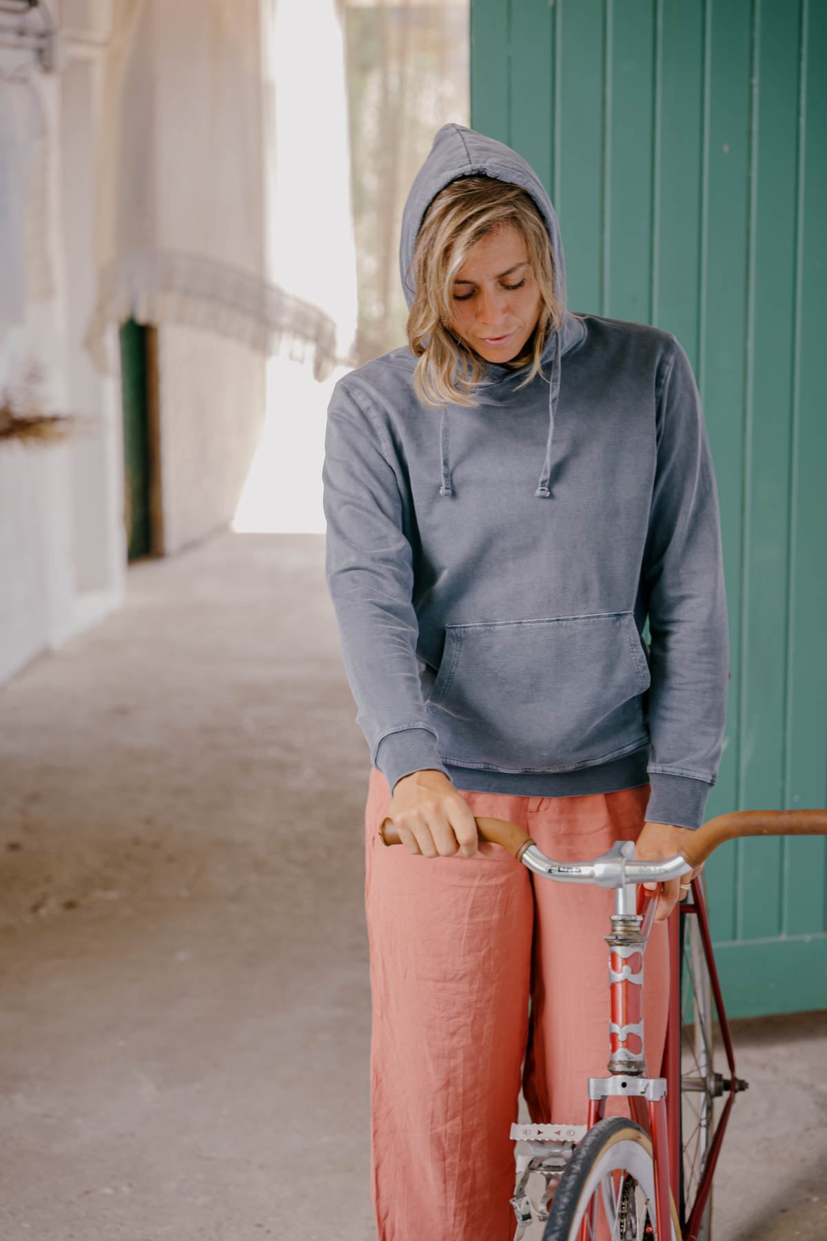 BAJA - Sudadera algodón orgánico - Azul alaska - Imagen 4