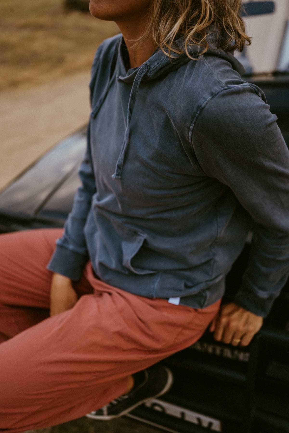 BAJA - Sudadera algodón orgánico - Azul alaska - Imagen 5