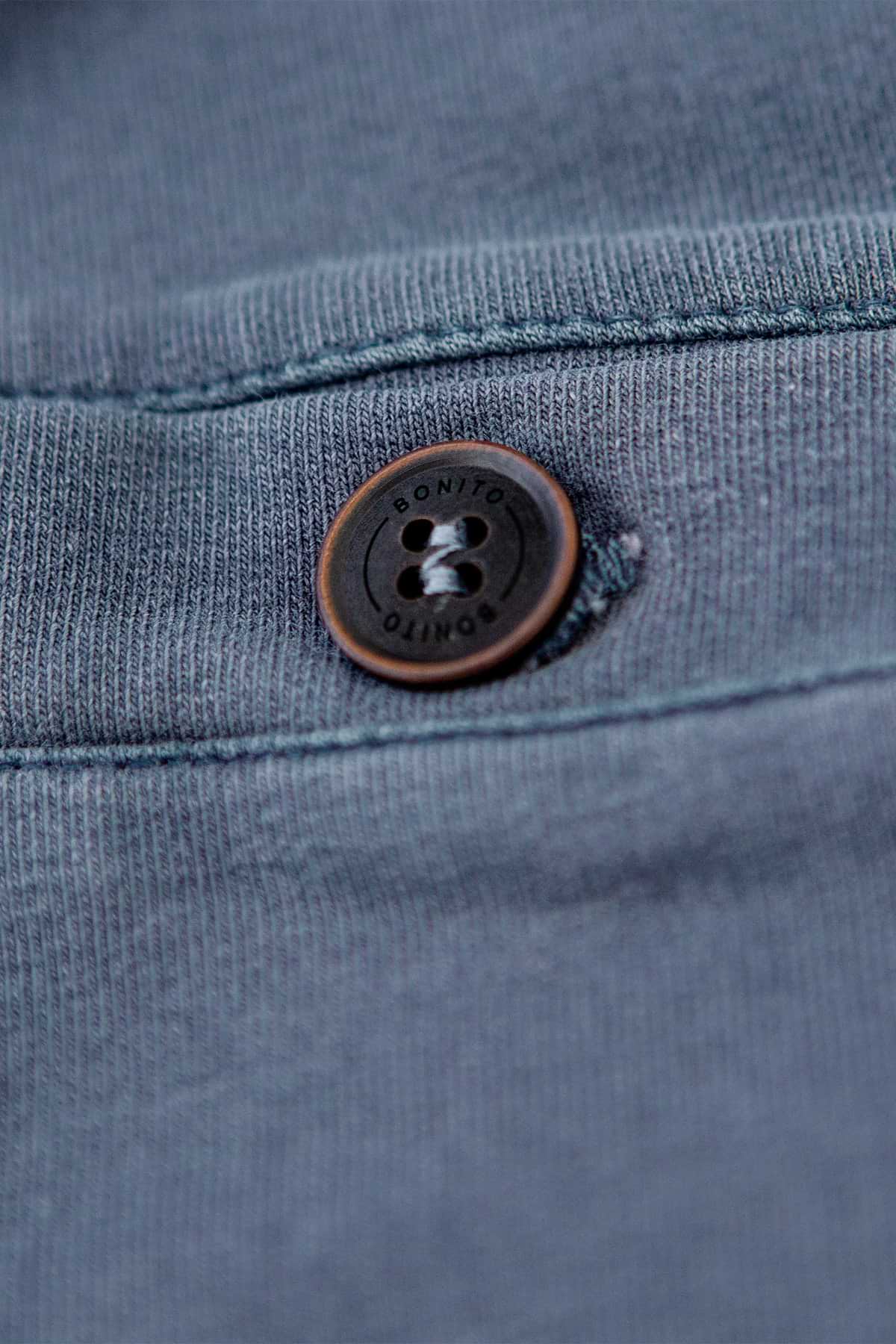 COMFY - Pantalón algodón orgánico - Azul sur - Imagen 8