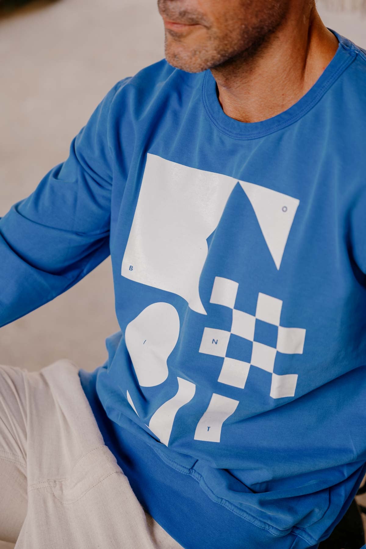 NAUTIC - Sudadera algodón orgánico - Azul mistral - Imagen 3