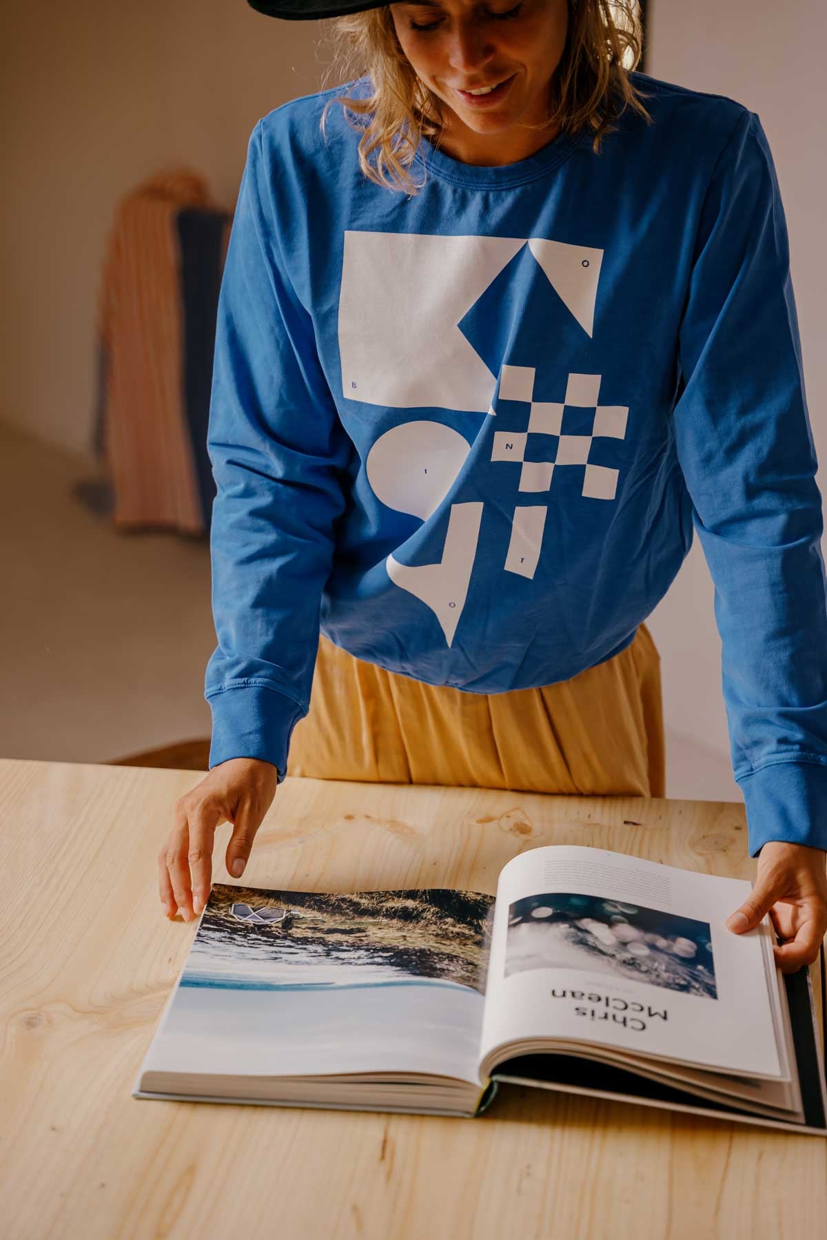 NAUTIC - Sudadera algodón orgánico - Azul mistral - Imagen 4