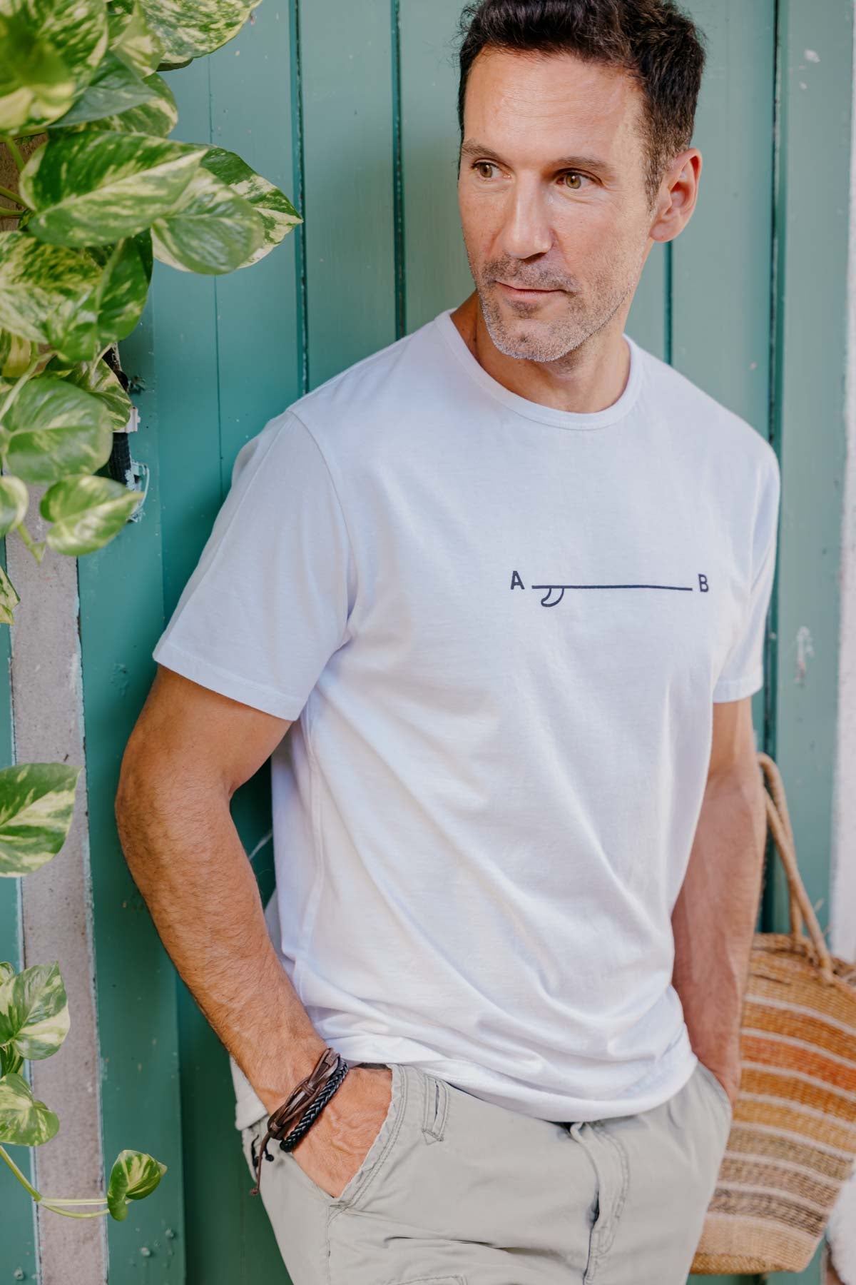 SIMPLE - Camiseta algodón orgánico - Blanca espuma - Imagen 5