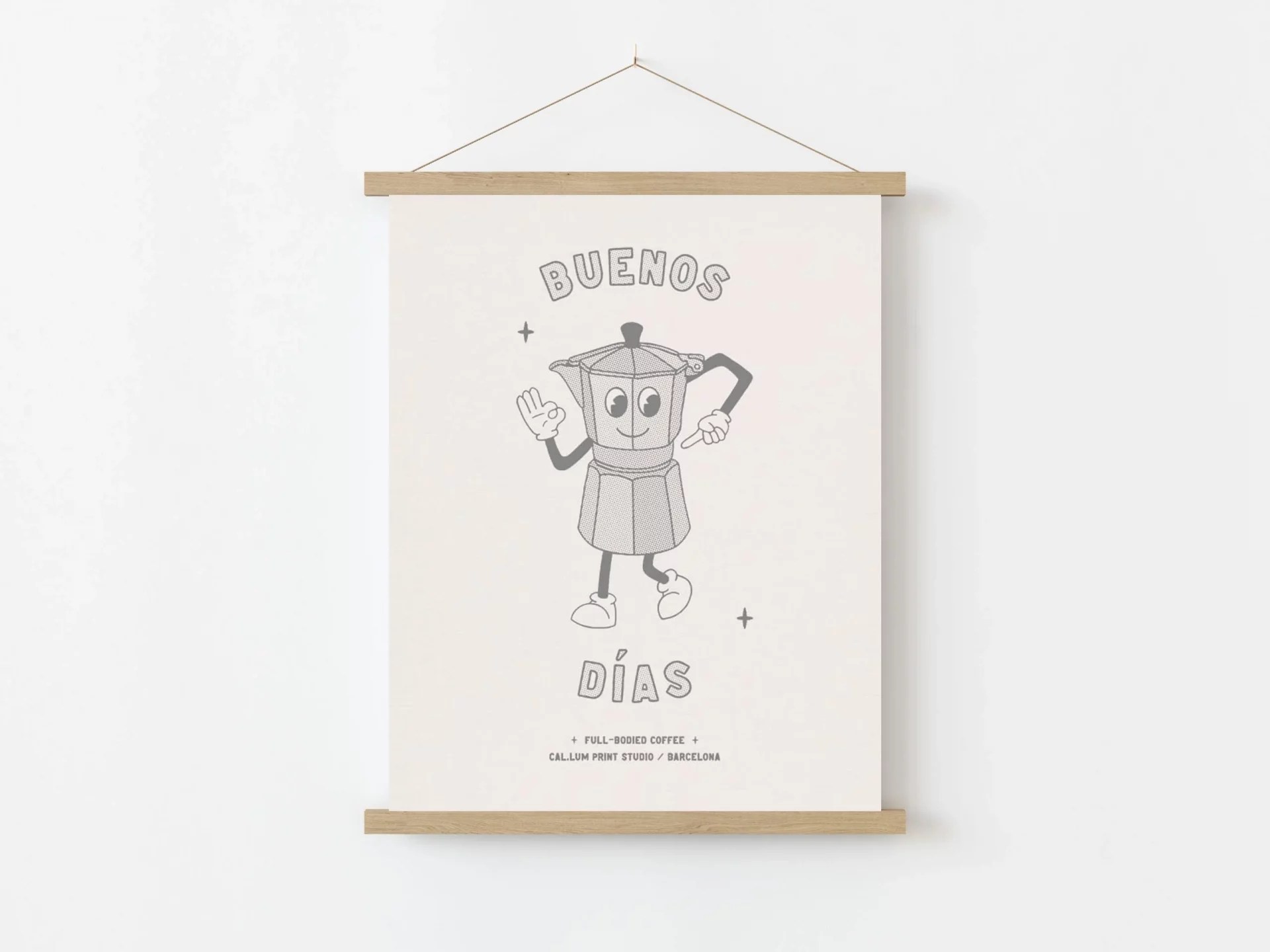 Buenos Días Art Print