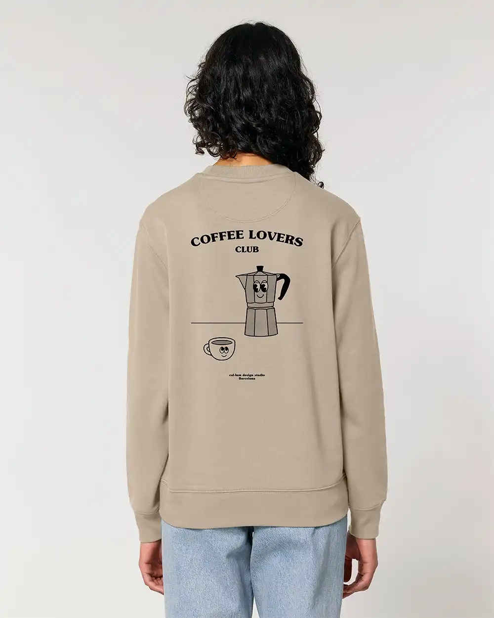 Coffee Lovers Club Organic Unisex Sweatshirt - Imagen 3