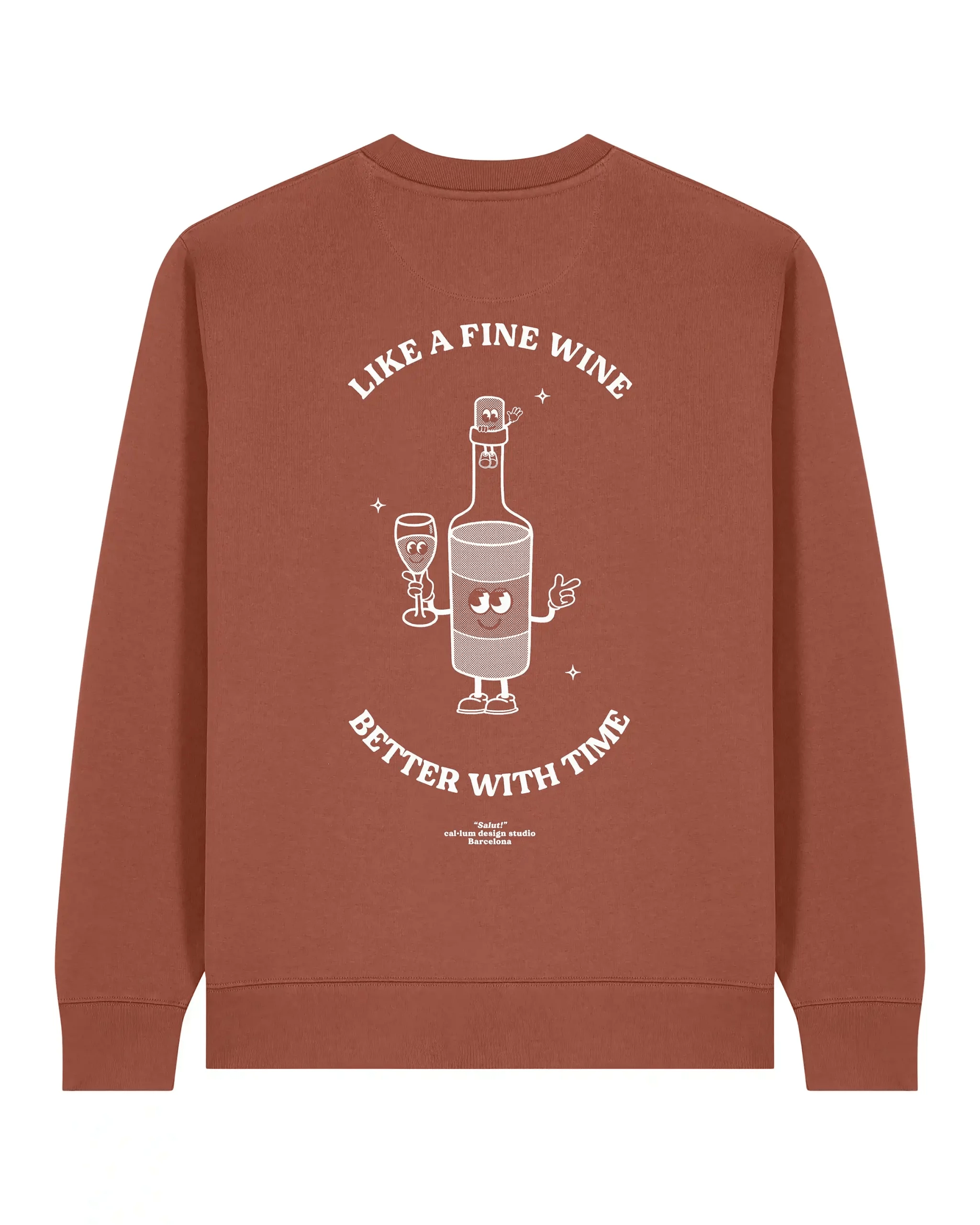 Fine Wine Organic Unisex Sweatshirt