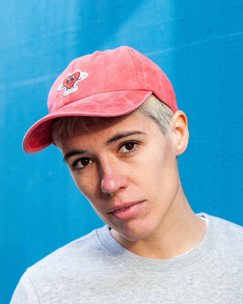 Happy Heart Vintage Red Cap