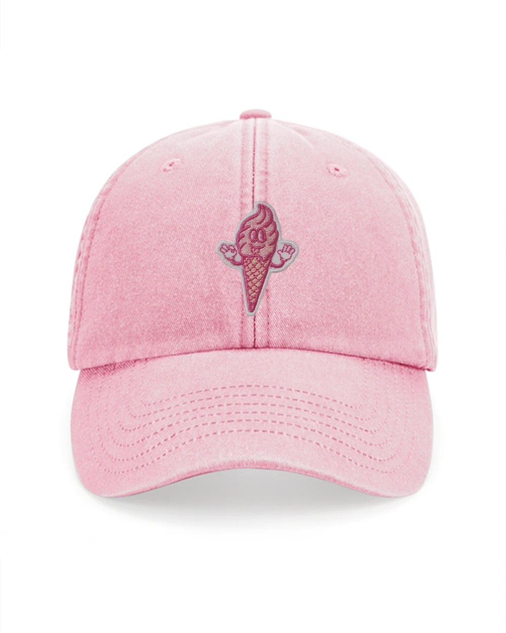 Ice Cream Vintage Pink Cap