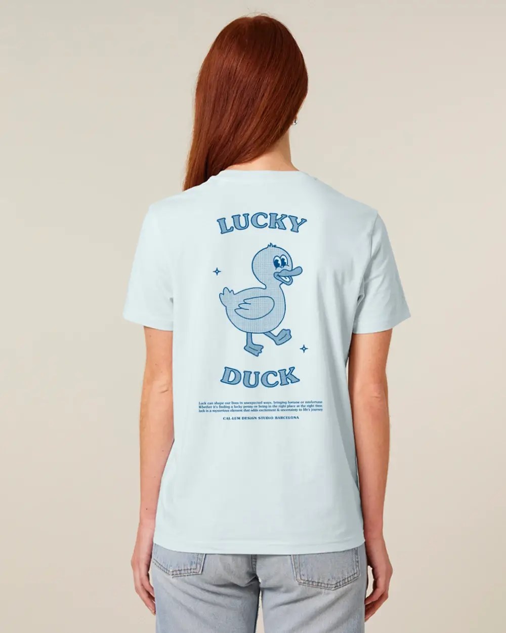 Lucky Duck Organic Unisex T-Shirt - Imagen 5