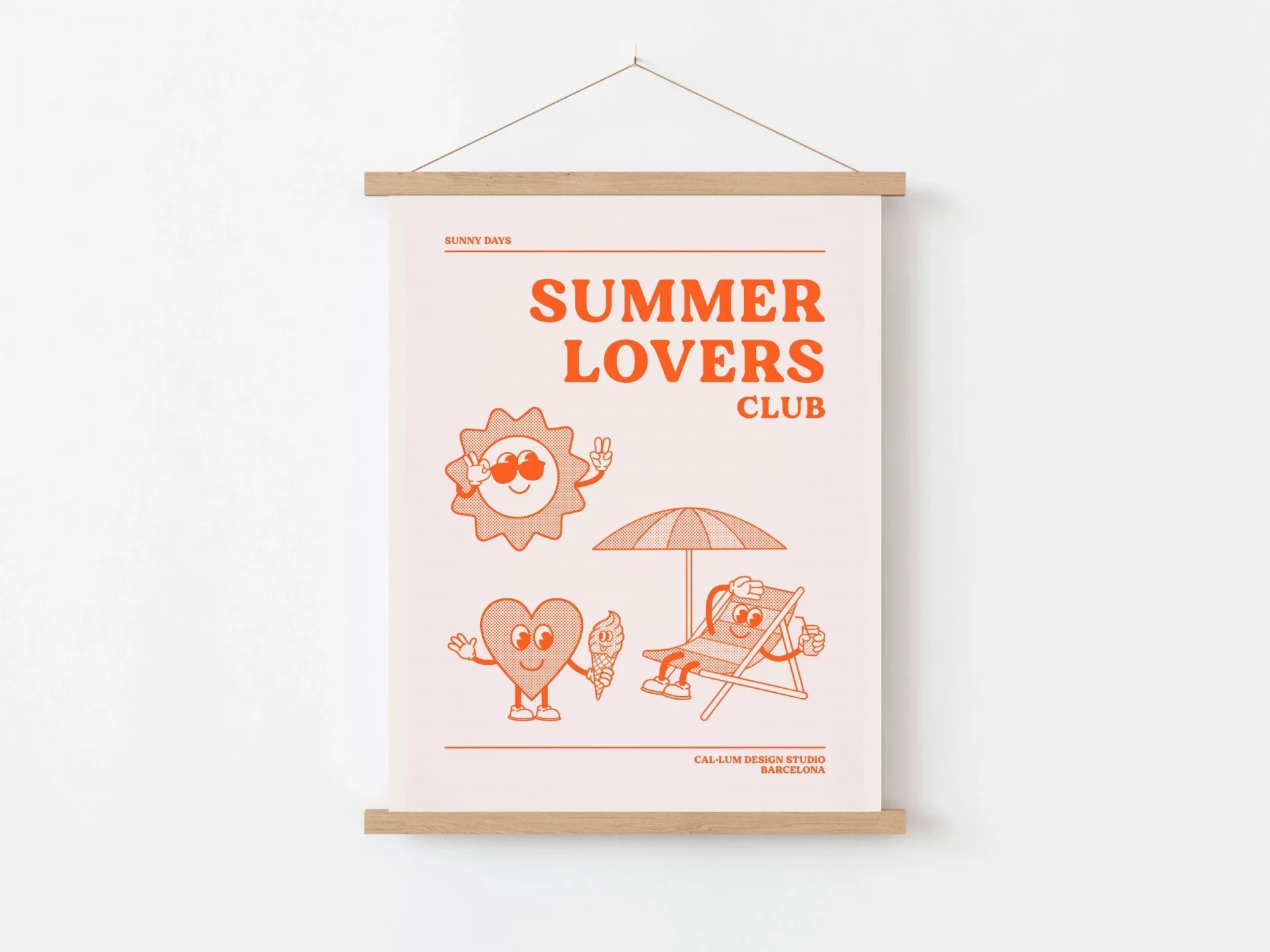 Summer Lovers Art Print