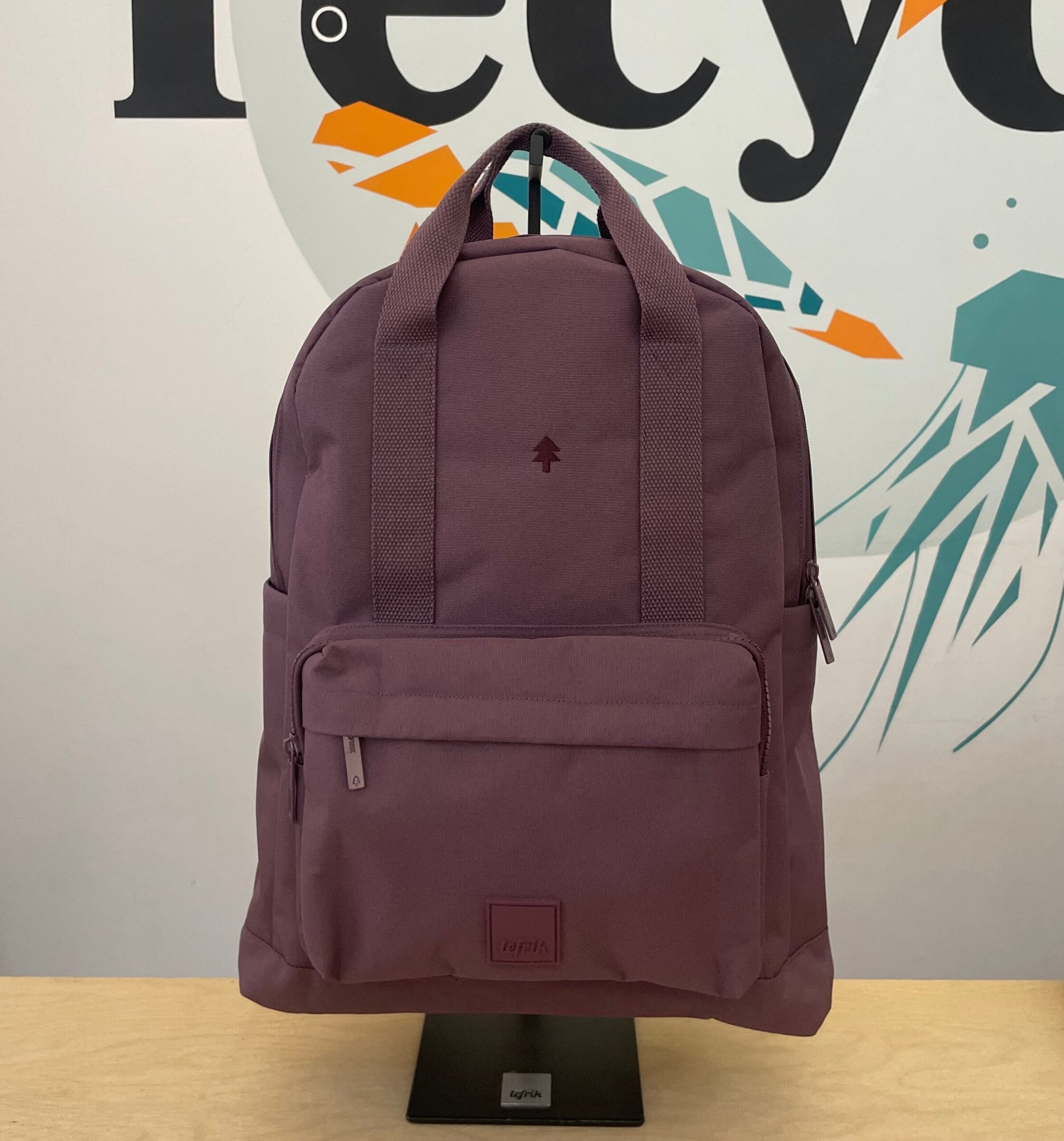 Capsule Backpack Maroon