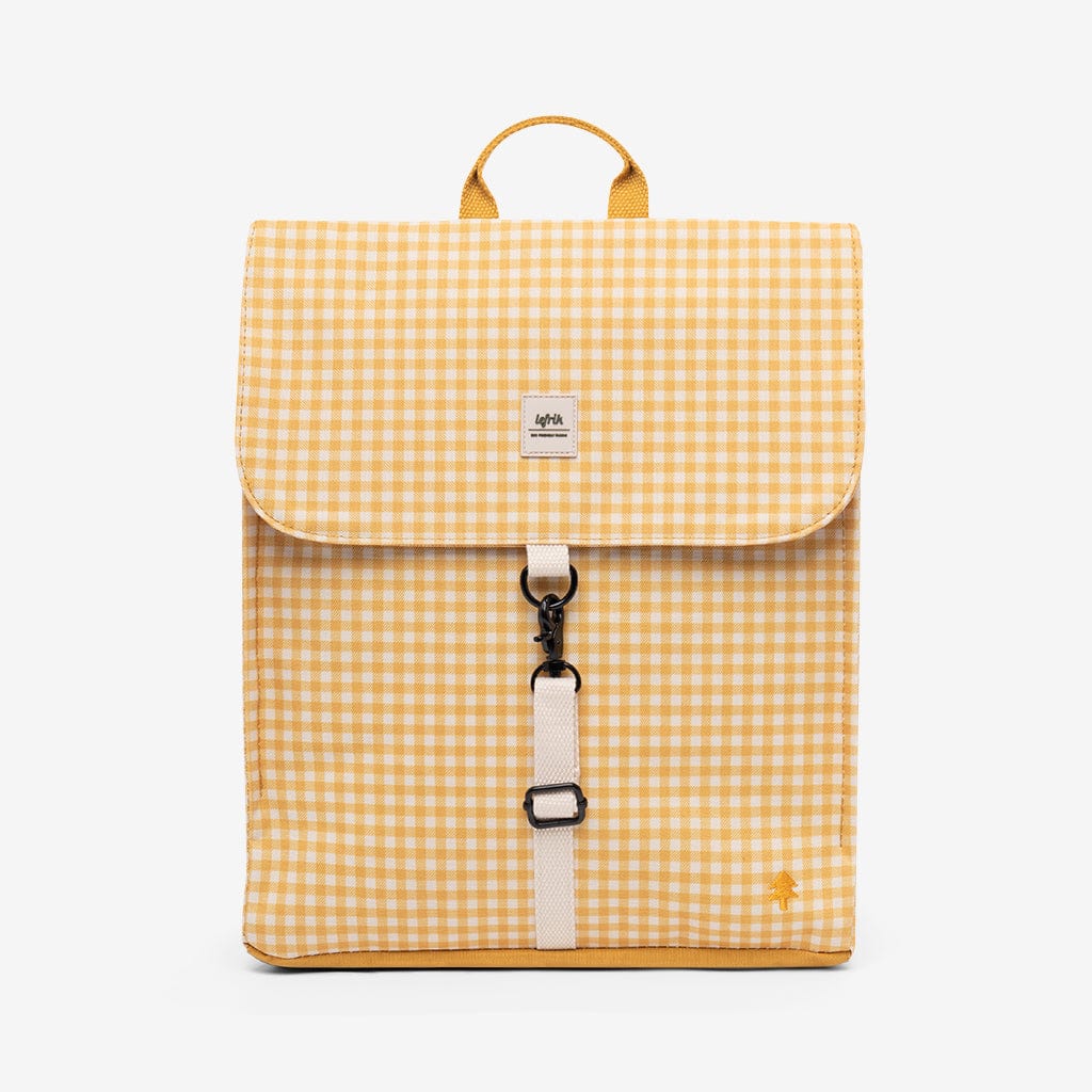 Handy Mini Backpack Vichy Mustard - Imagen 2