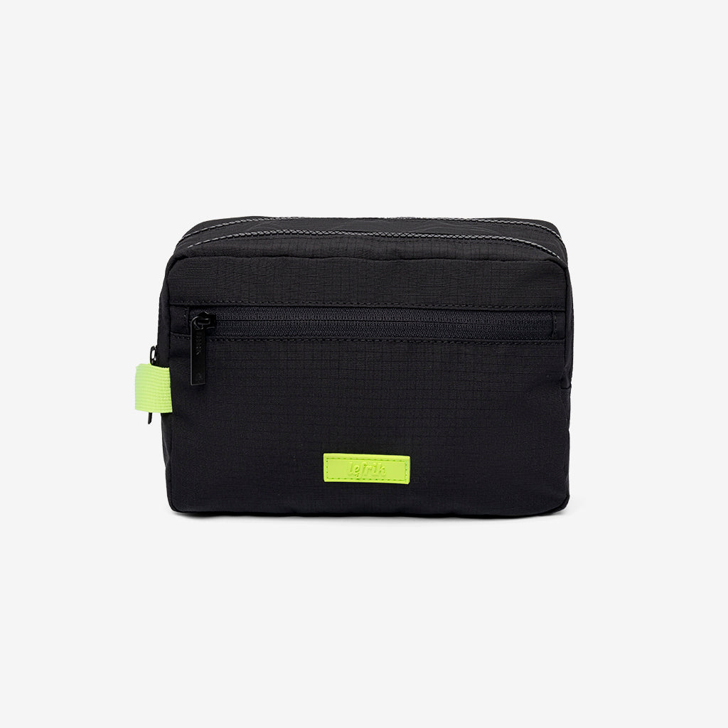 Kei Double Washbag Black Lime