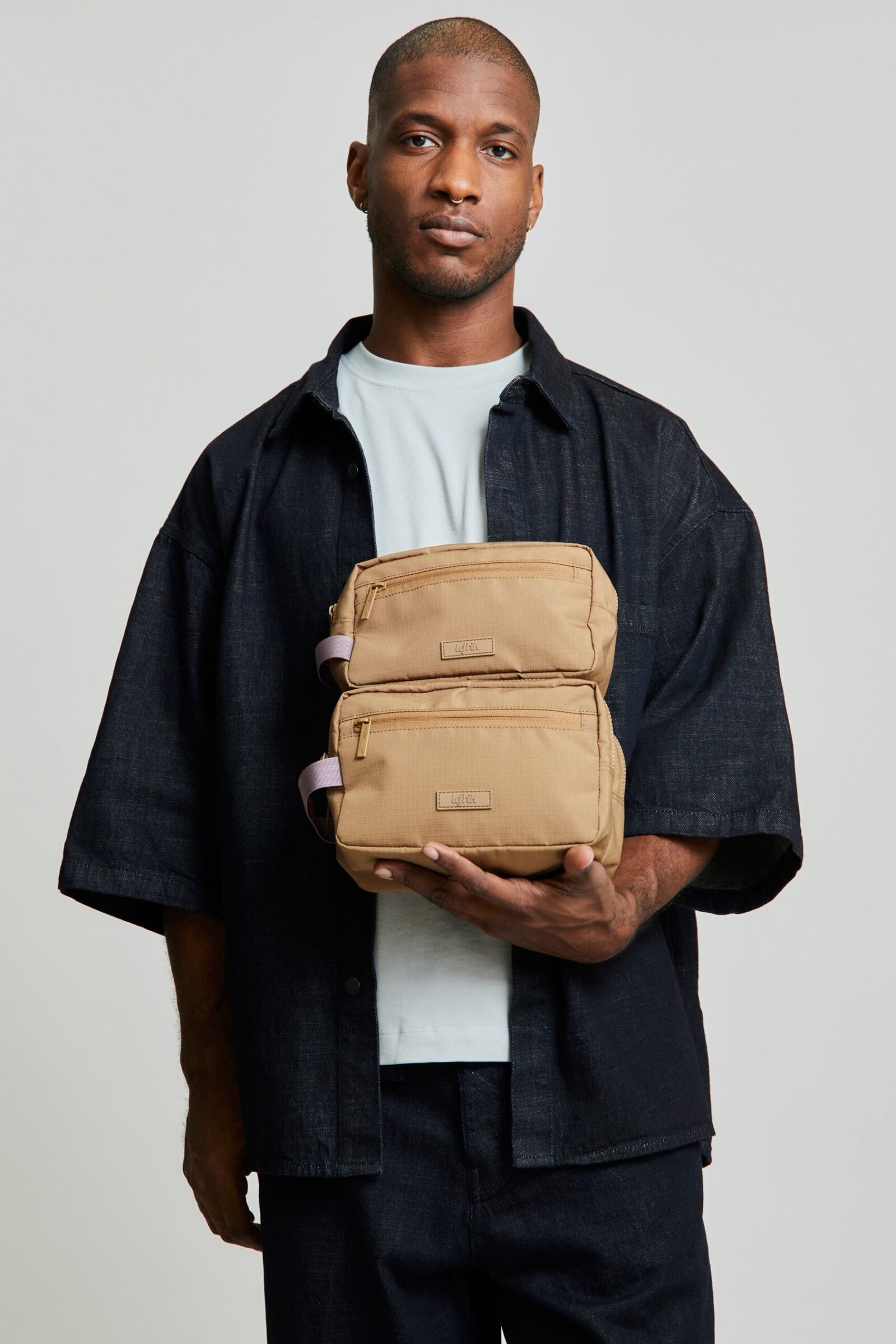 Kei Double Washbag Toffee - Imagen 5