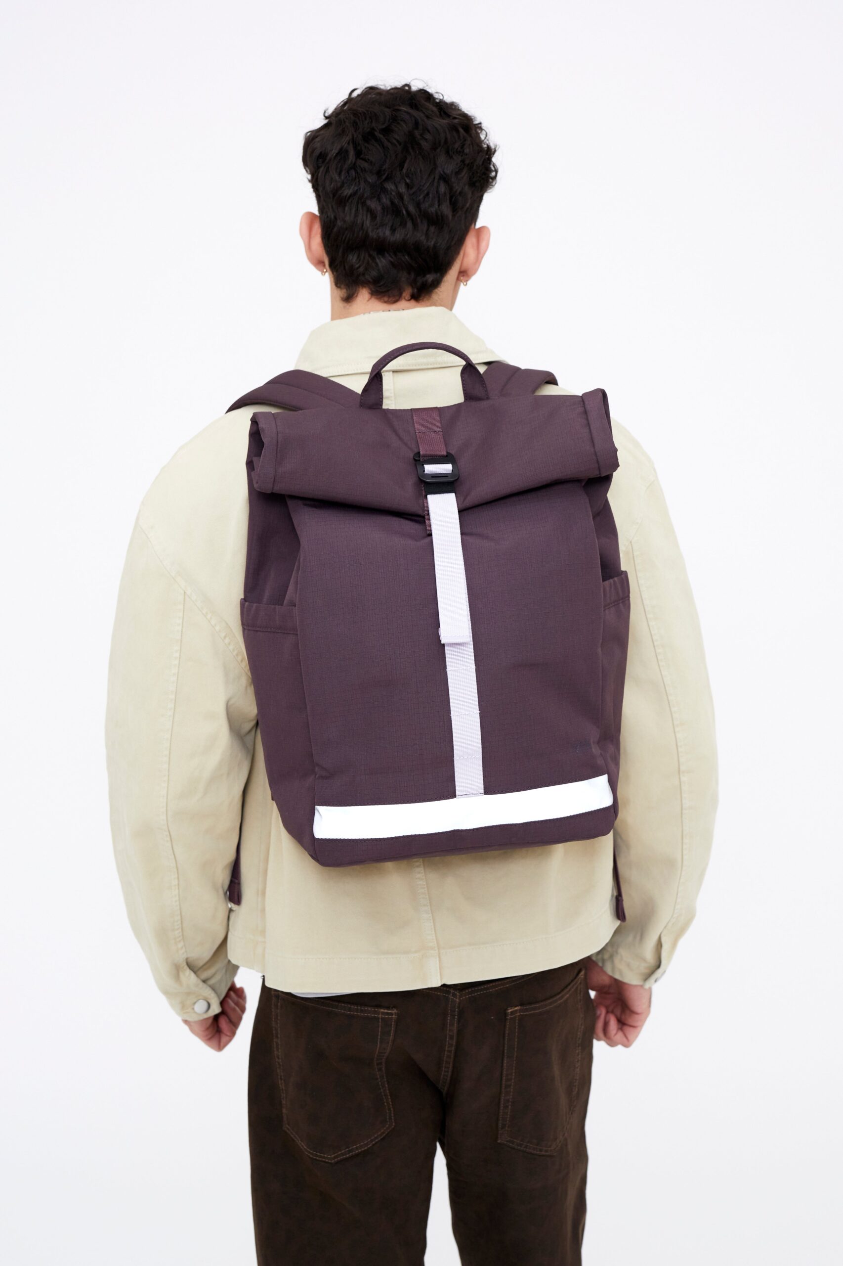 Lars Roll Backpack Wine - Imagen 3