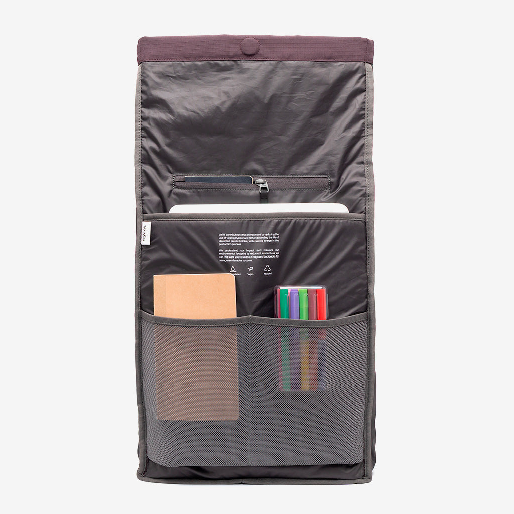 Lars Roll Backpack Wine - Imagen 6