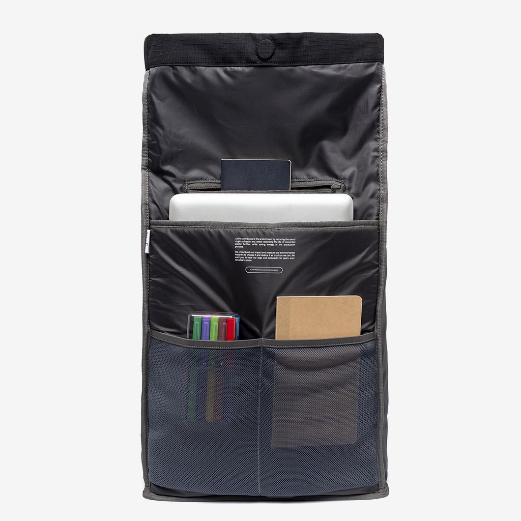 Pack Lars Roll Backpack Black Lime - Imagen 11