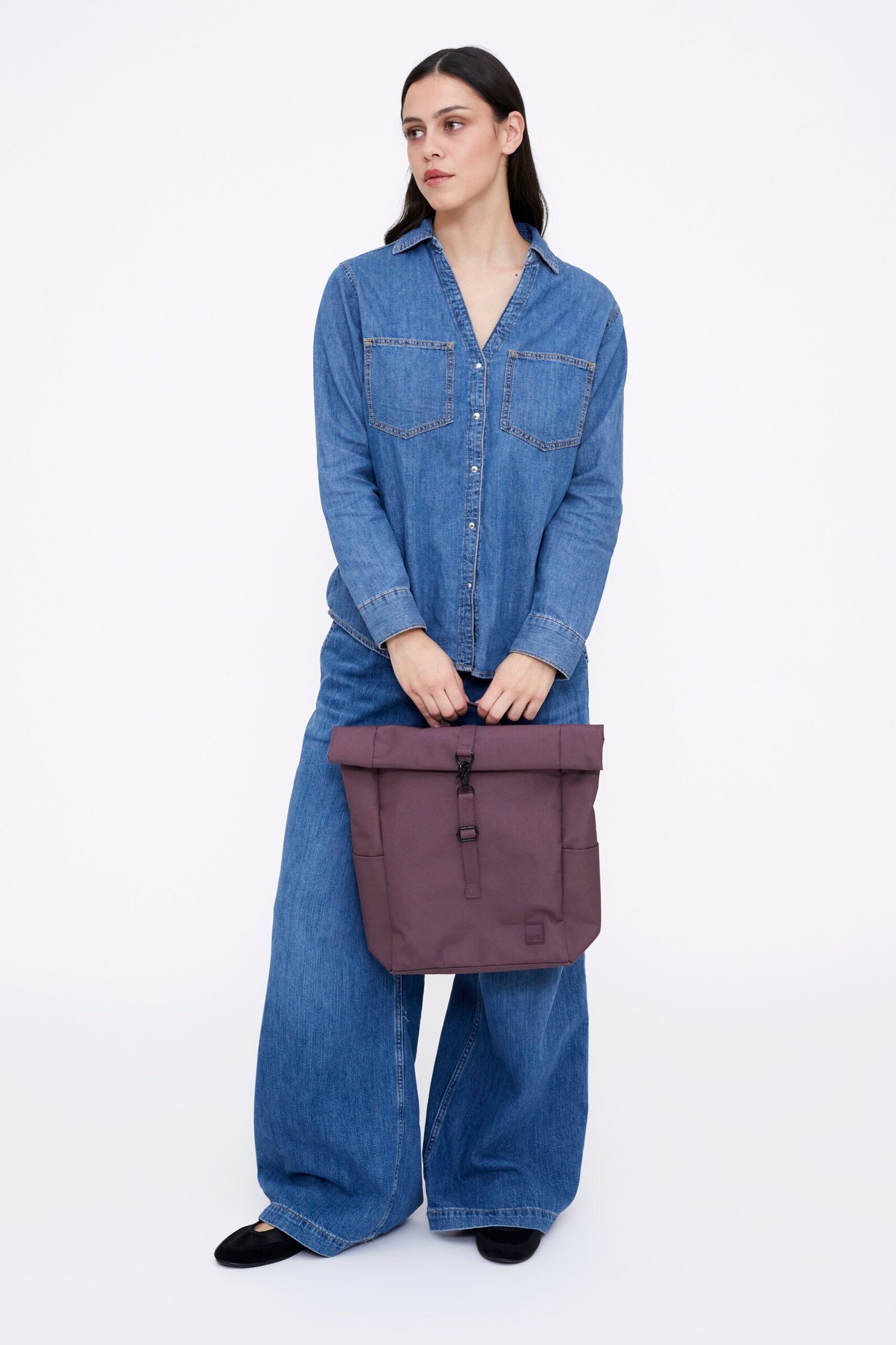 Roll Mini Backpack Maroon - Imagen 5