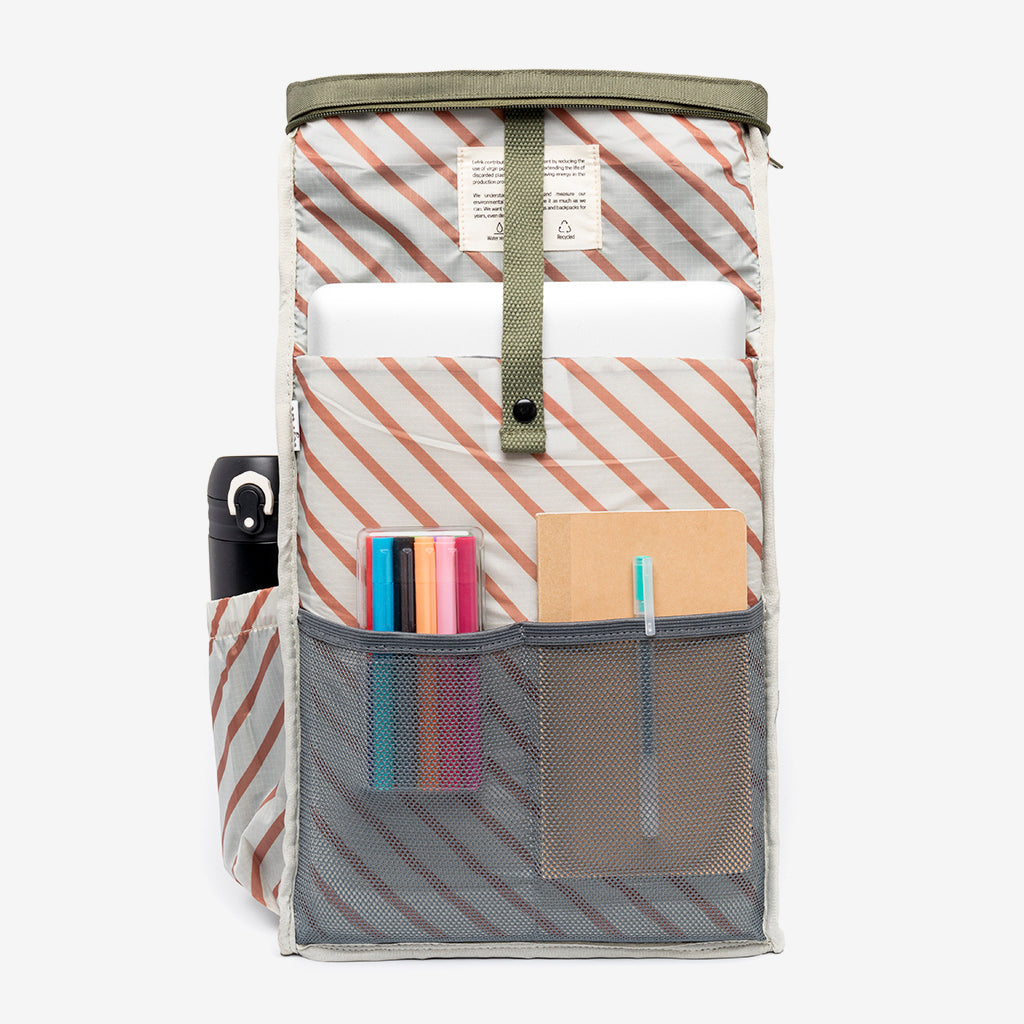 Roll Mini Backpack Olive - Imagen 5