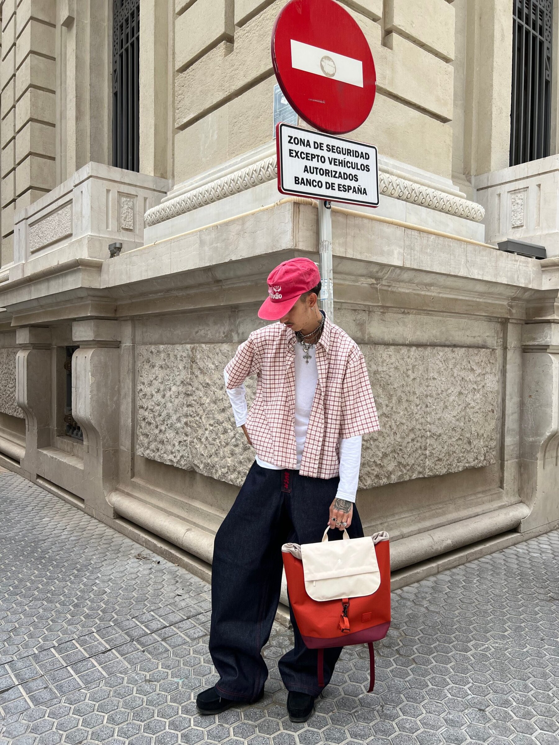 Scout Backpack Cherry Block - Imagen 6