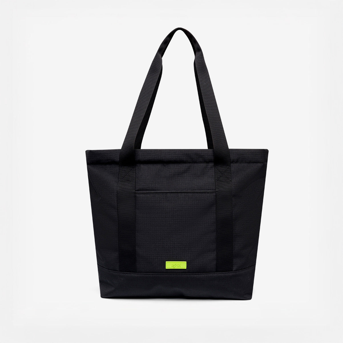Strata Tote Bag Black Lime