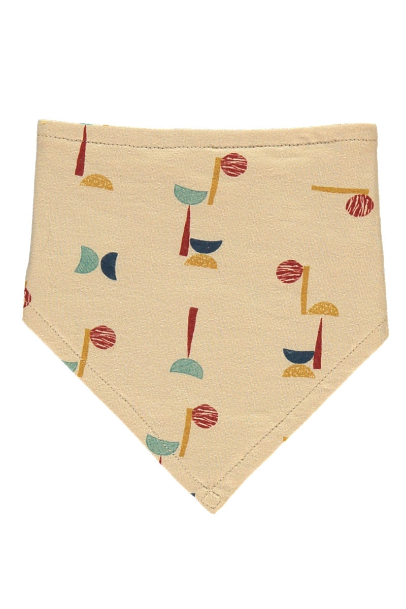 Babero estampado abstracto