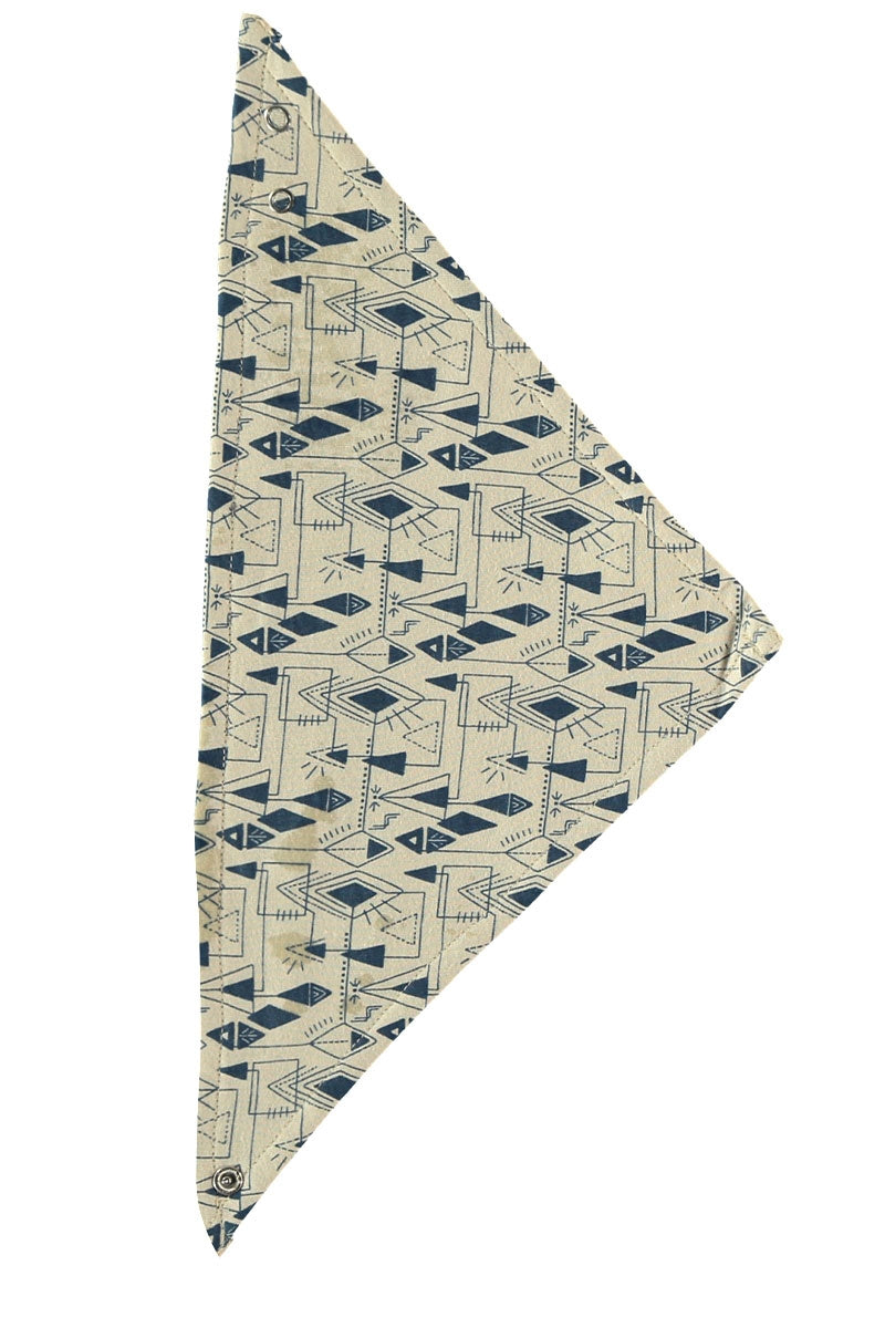 Babero estampado geométrico