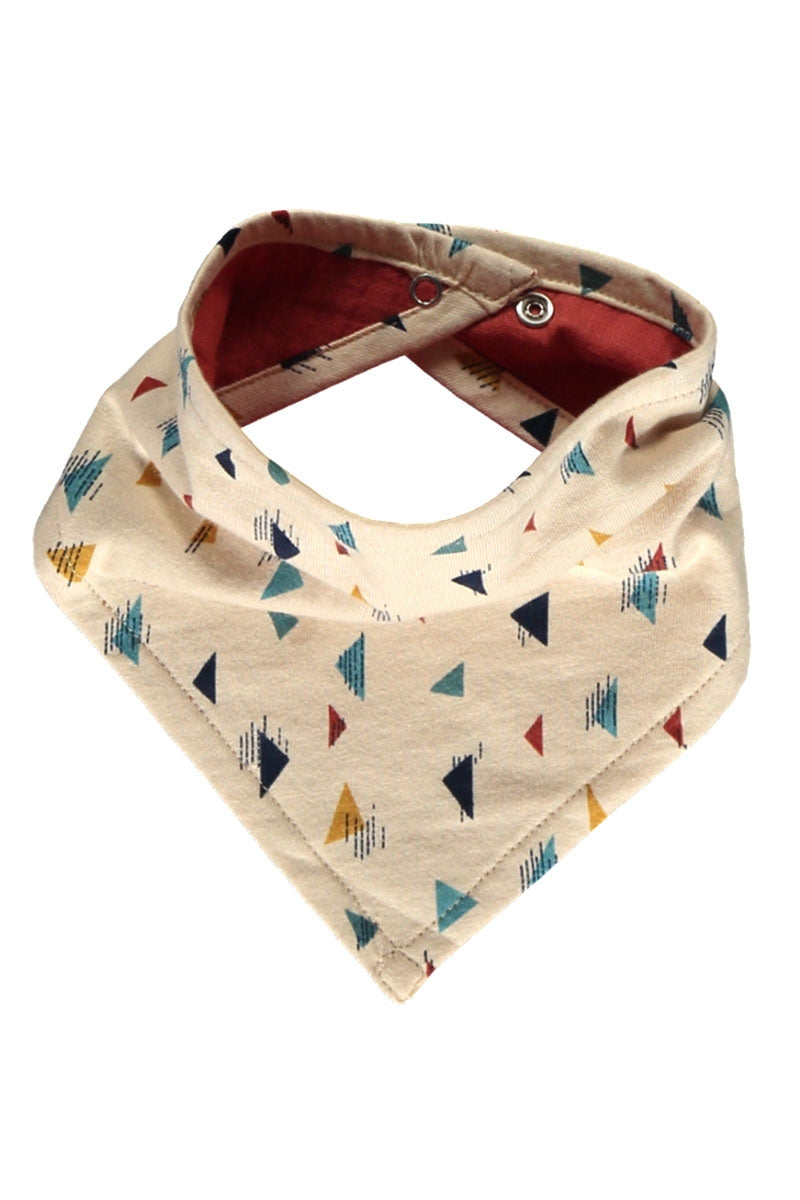 Babero estampado triángulos