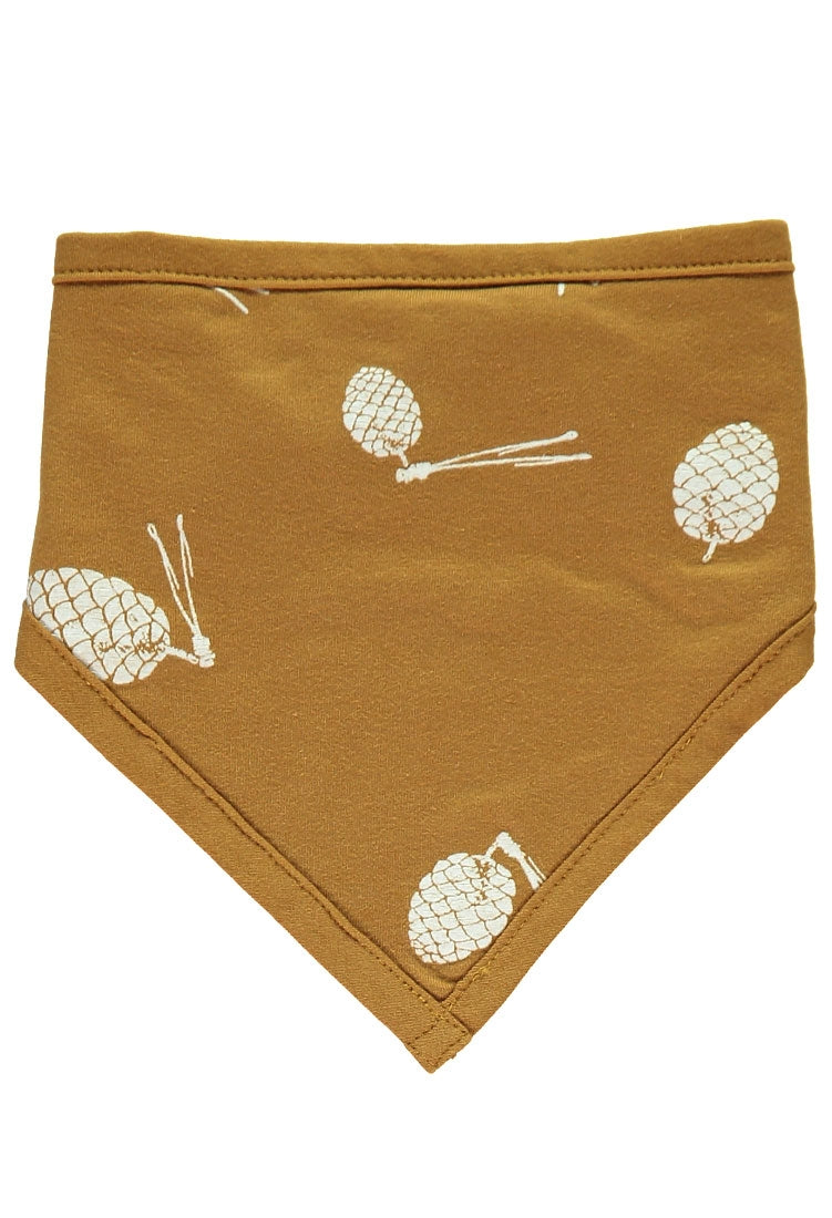 Babero reversible con estampado piñas