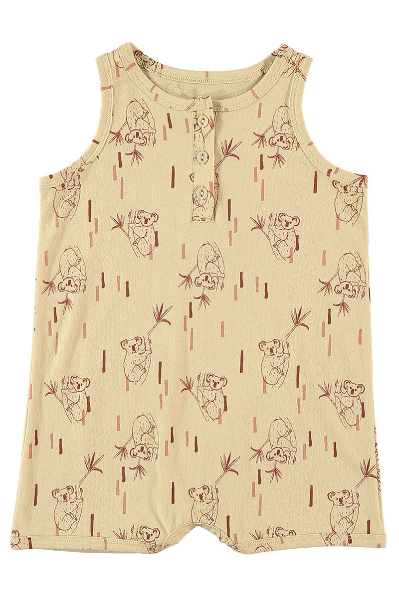 Baby jumpsuit in beige