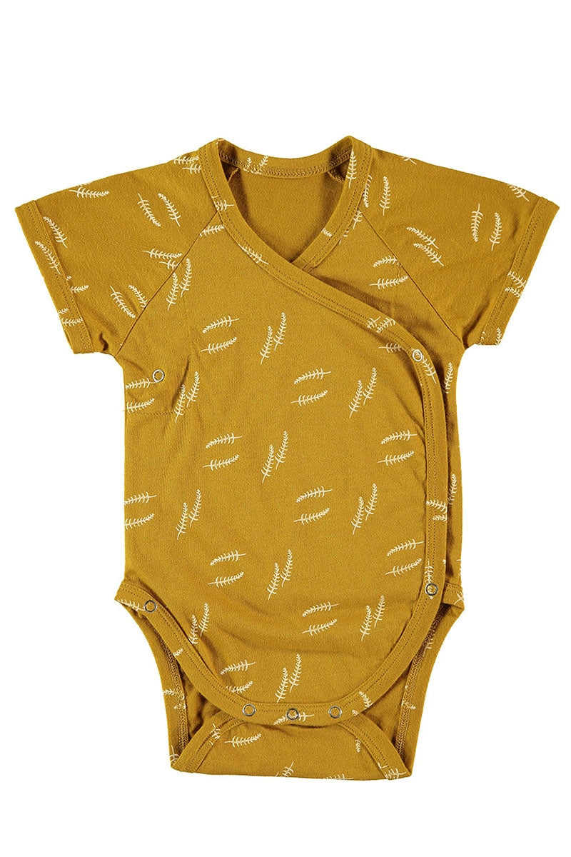 BABY JUMPSUIT in mustard - Imagen 2