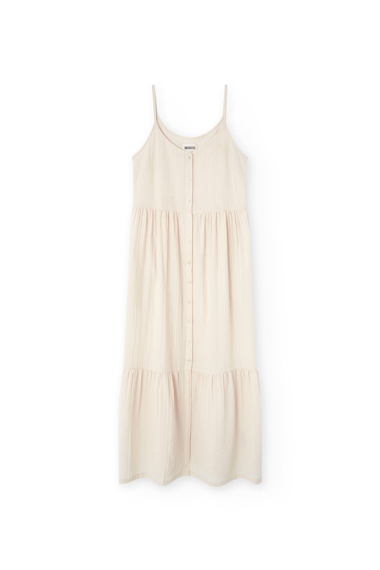 Belinda Beige Long Strap Dress