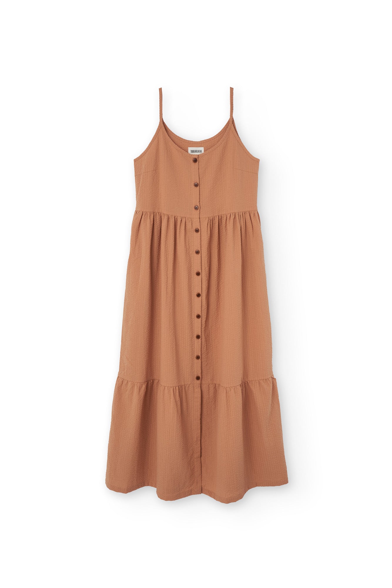 Belinda Pink Long Straps Dress