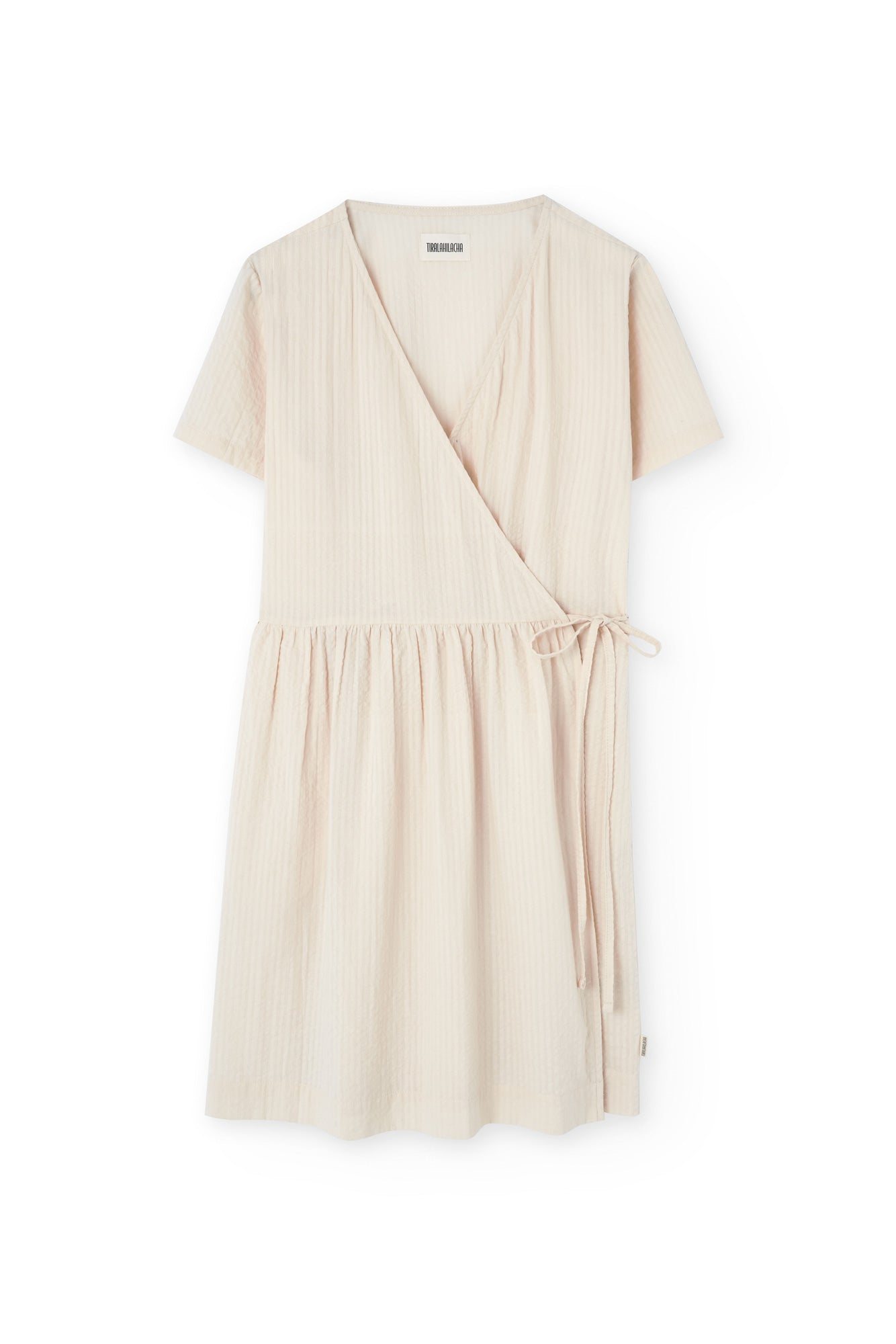 Benoit Beige Wrap Dress