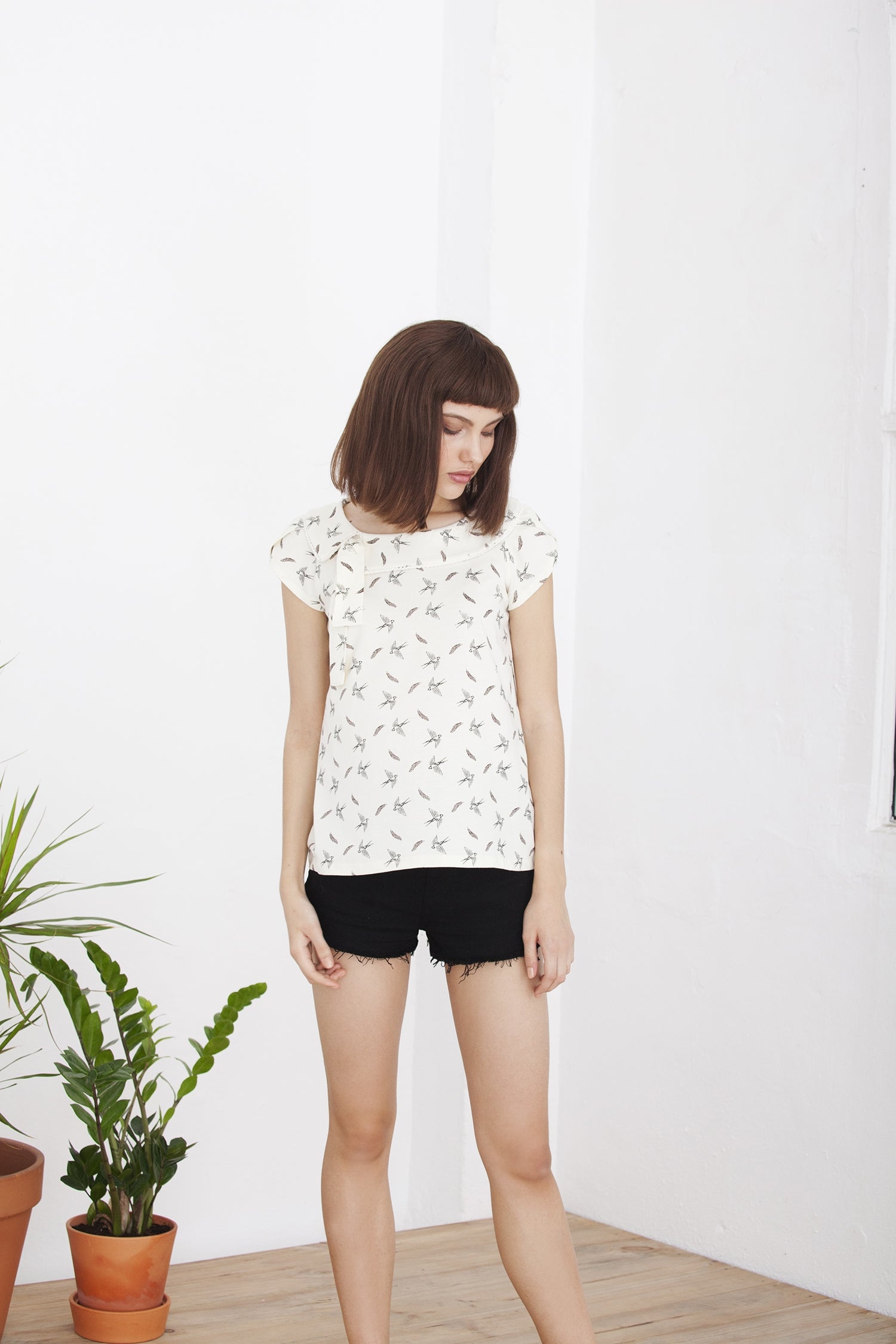 Bird printed Hipsa tshirt