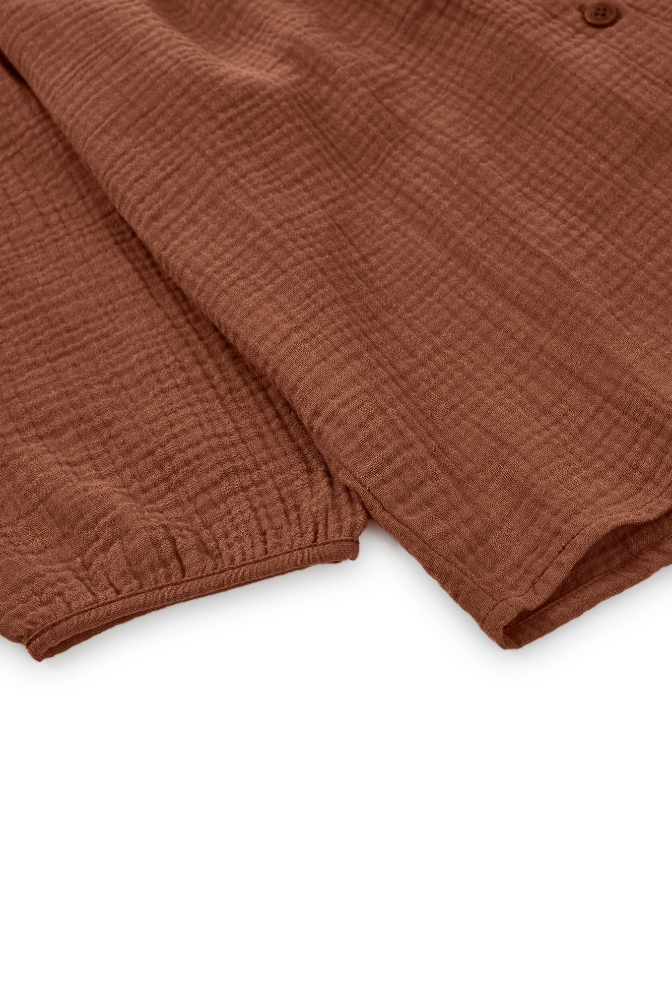 Blanche Terracotta Muslin Top - Imagen 6