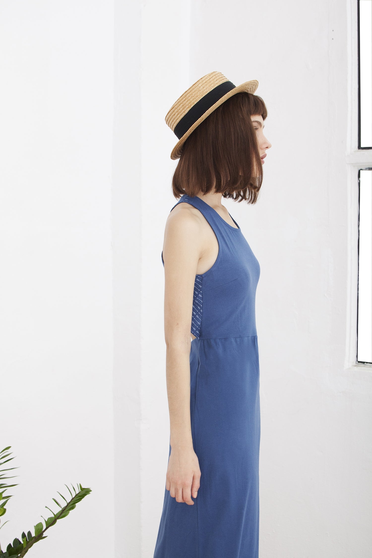 Blue Hela maxi dress