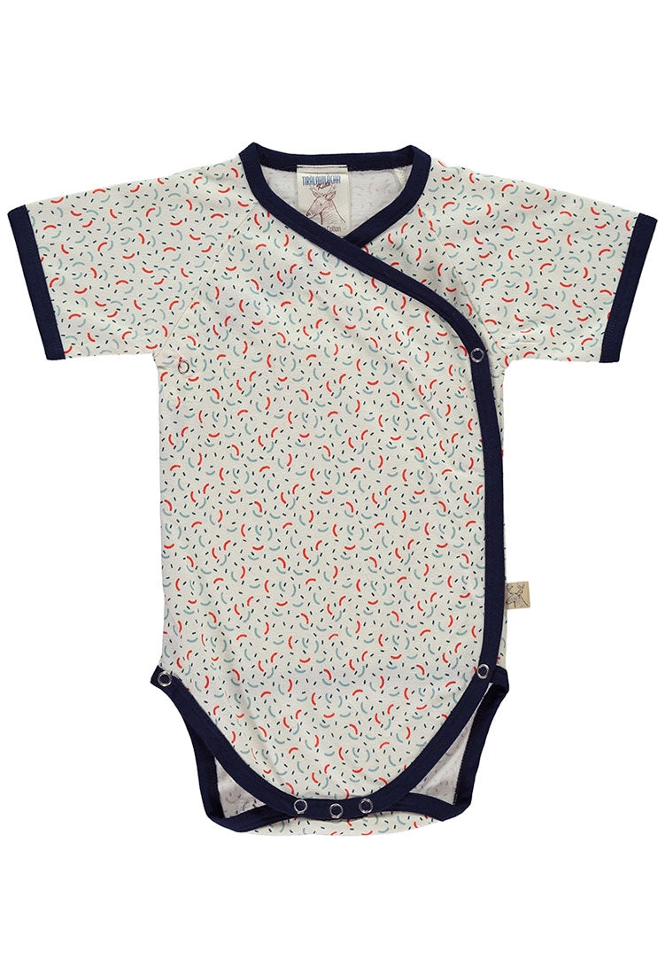 Body kimono estampado geométrico