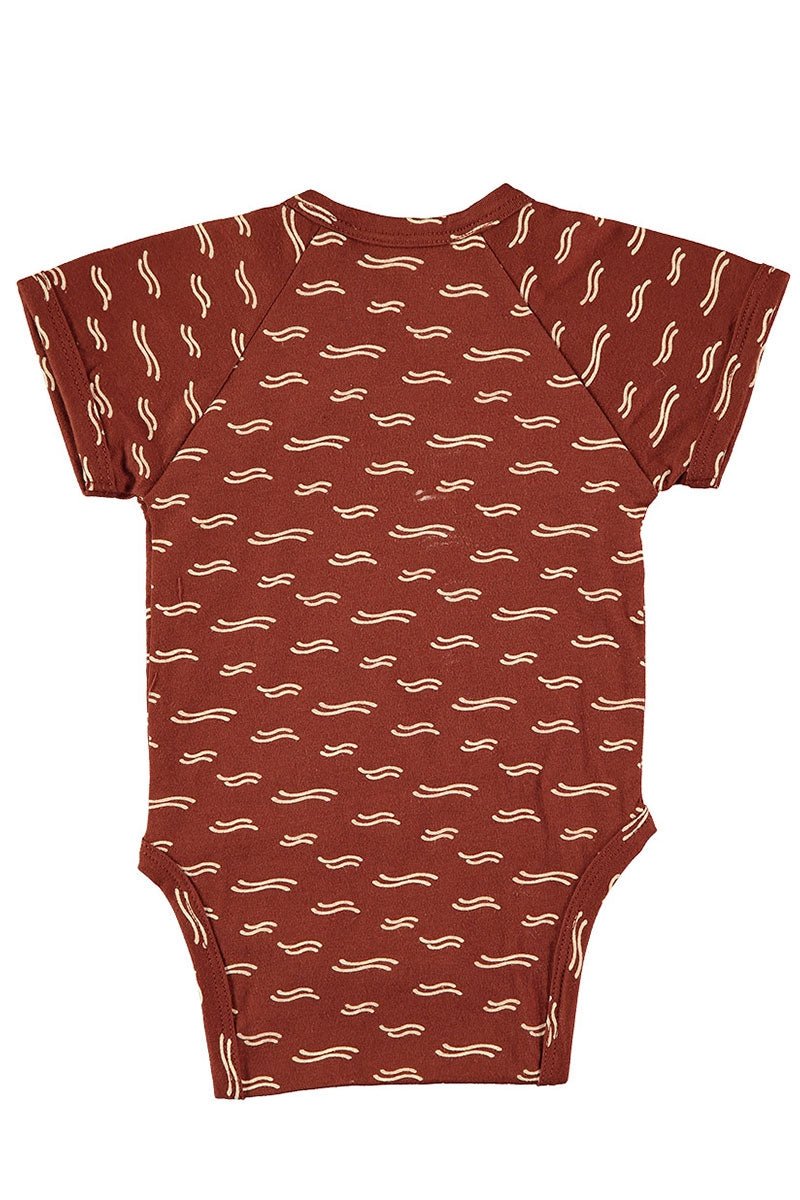 Body kimono in Terracotta