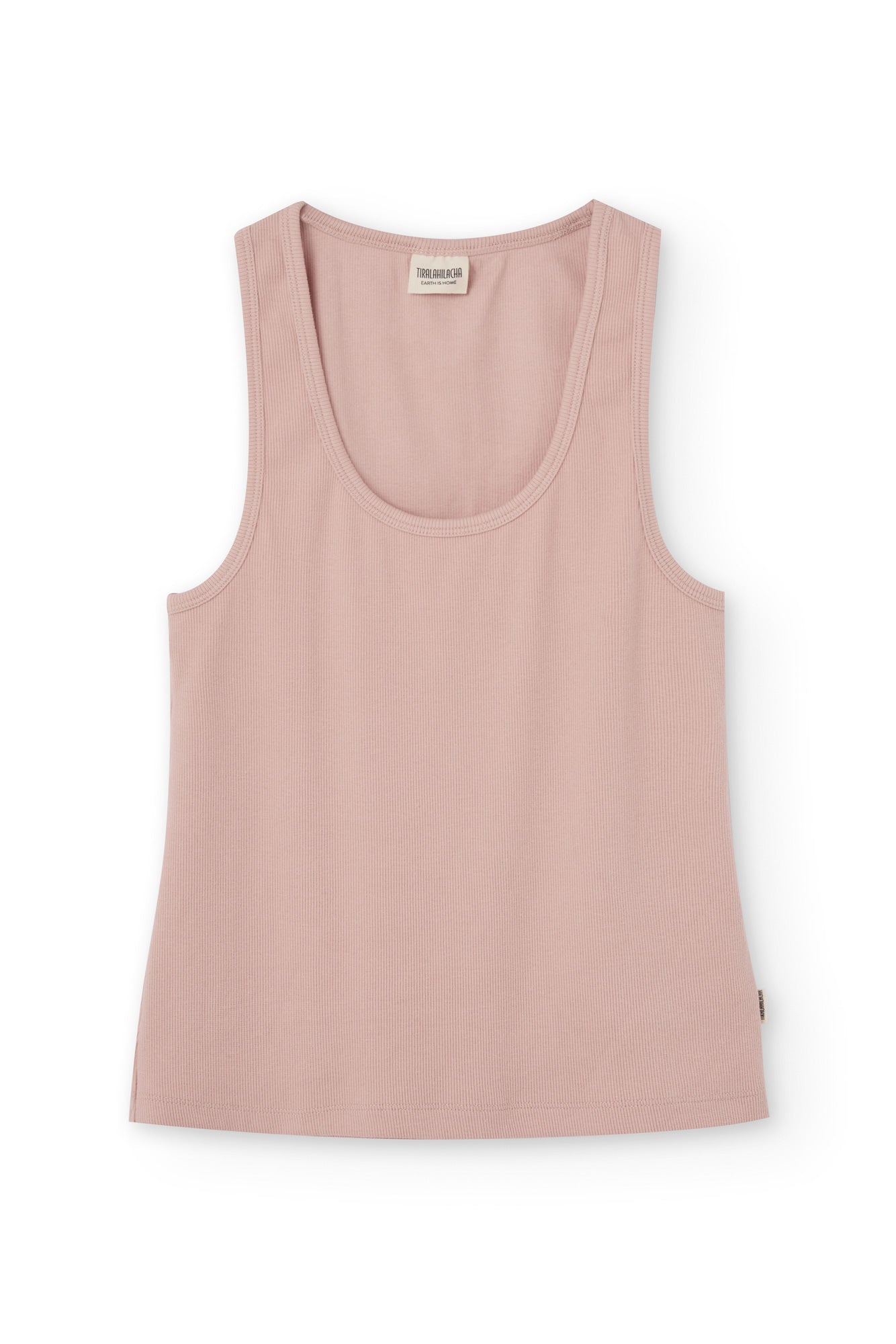 Bonie Pink Ribbed Tank Top