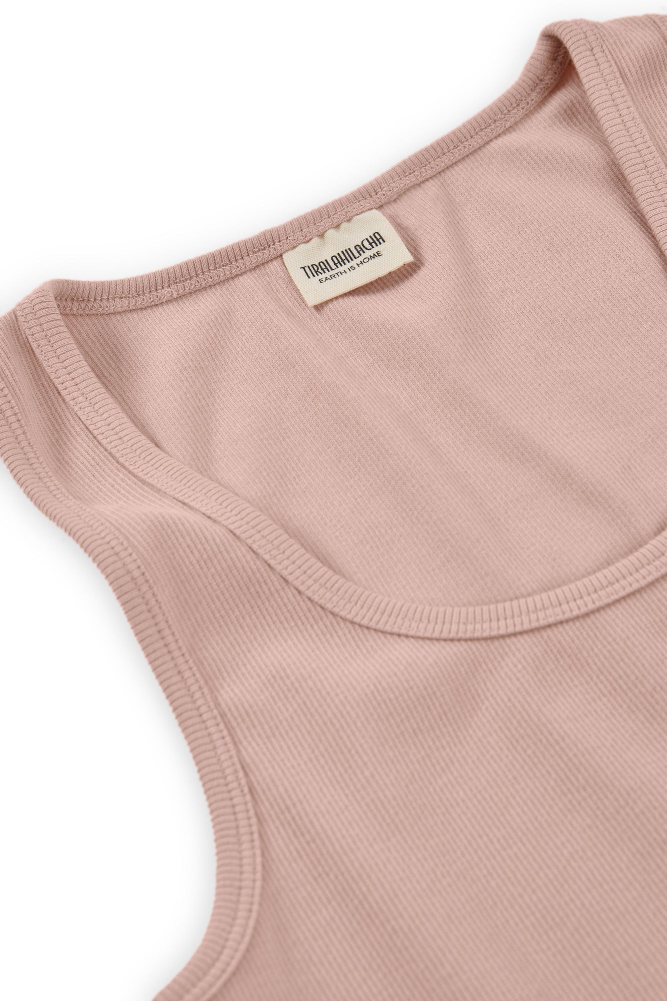 Bonie Pink Ribbed Tank Top - Imagen 6