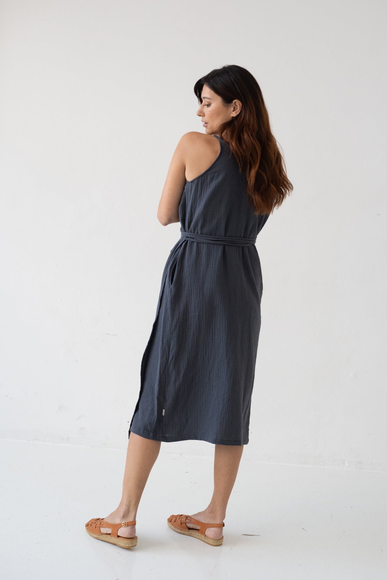 Brielle Black Strap Dress - Imagen 3