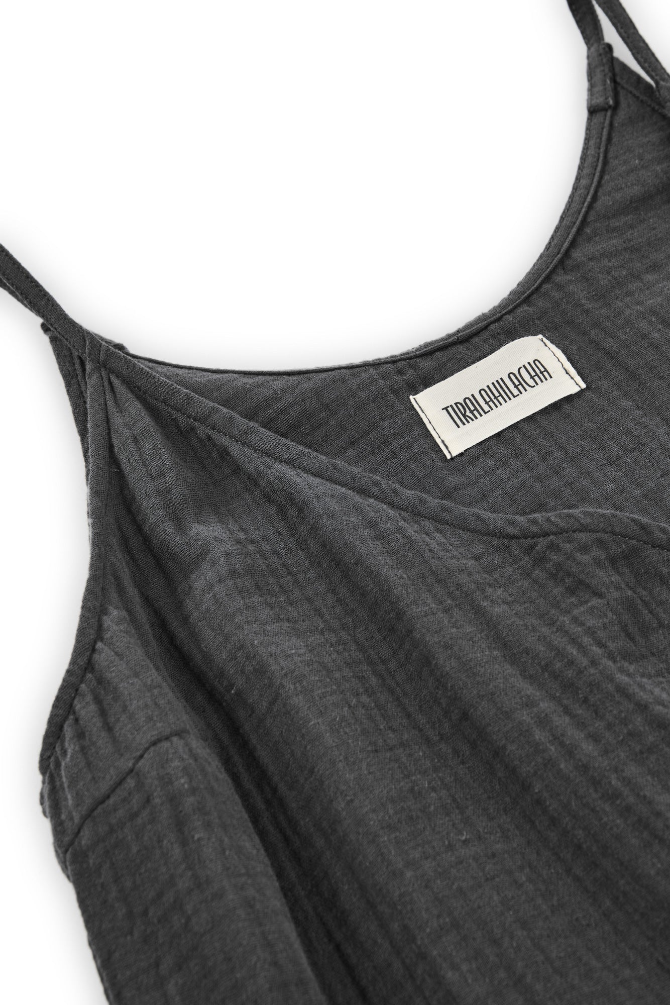 Brielle Black Strap Dress - Imagen 6