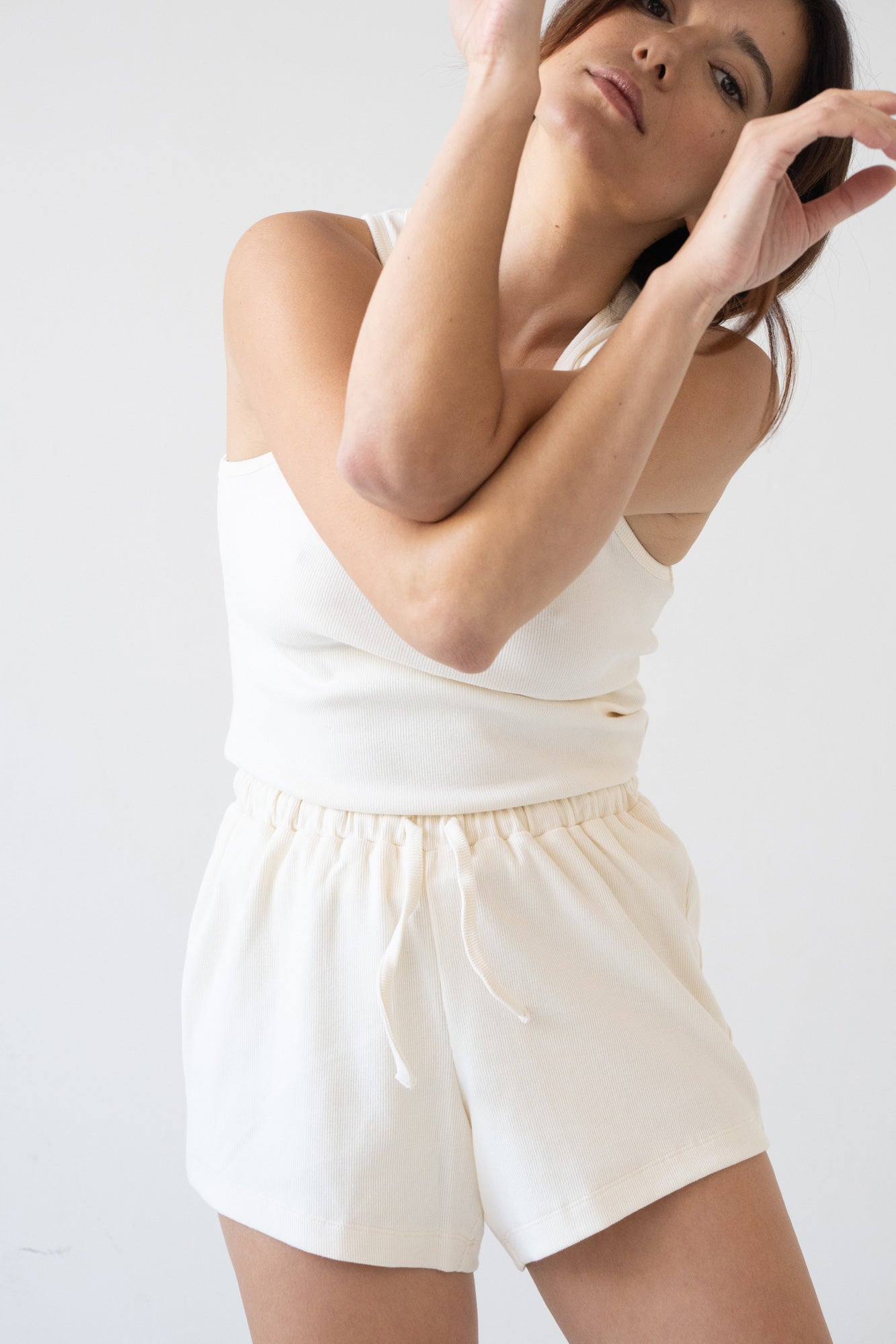 Brooklyn Canale Beige Shorts - Imagen 5