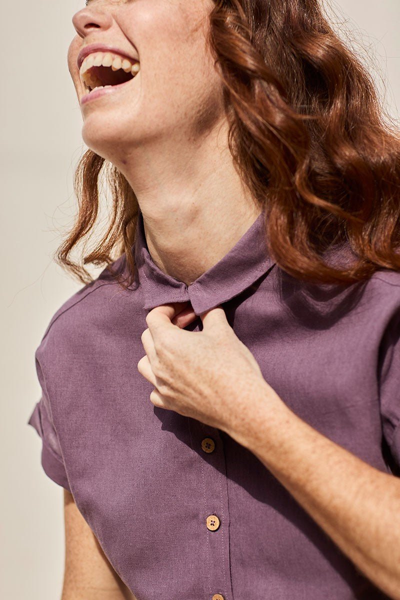 Camisa Fiorella Púrpura - Imagen 4