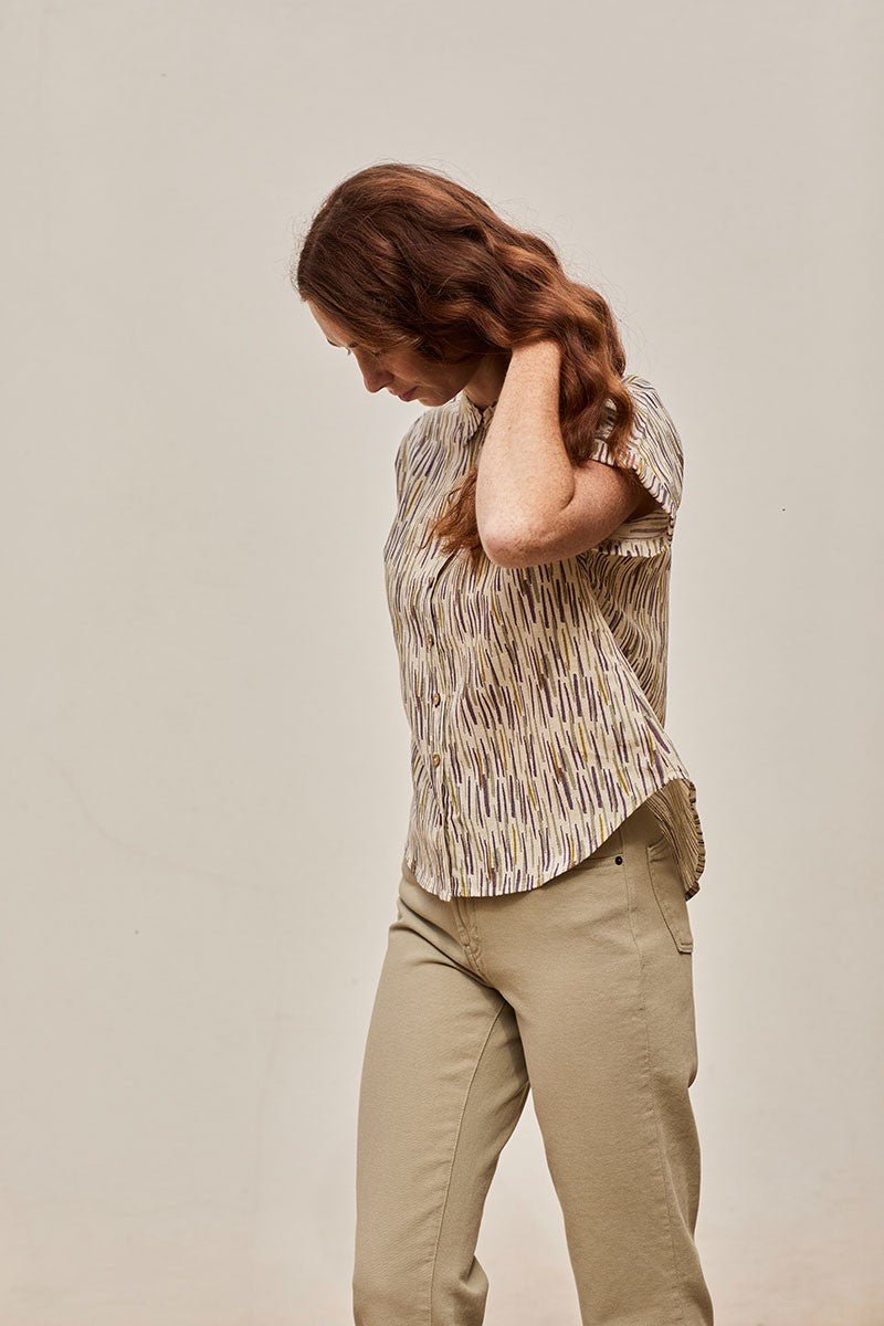 Camisa Fiorella Selva Beige