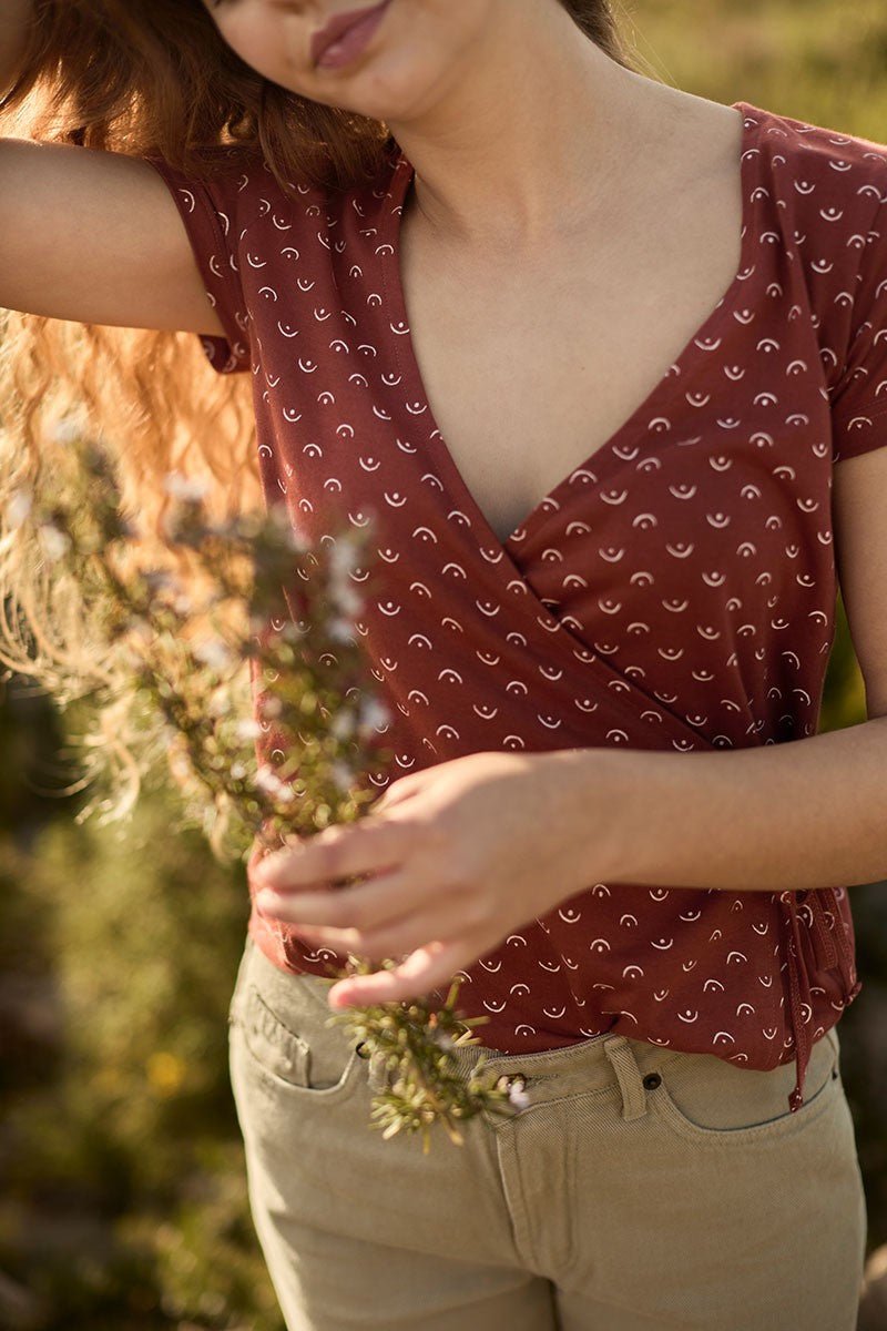 Camiseta Faina Tetas Rojo