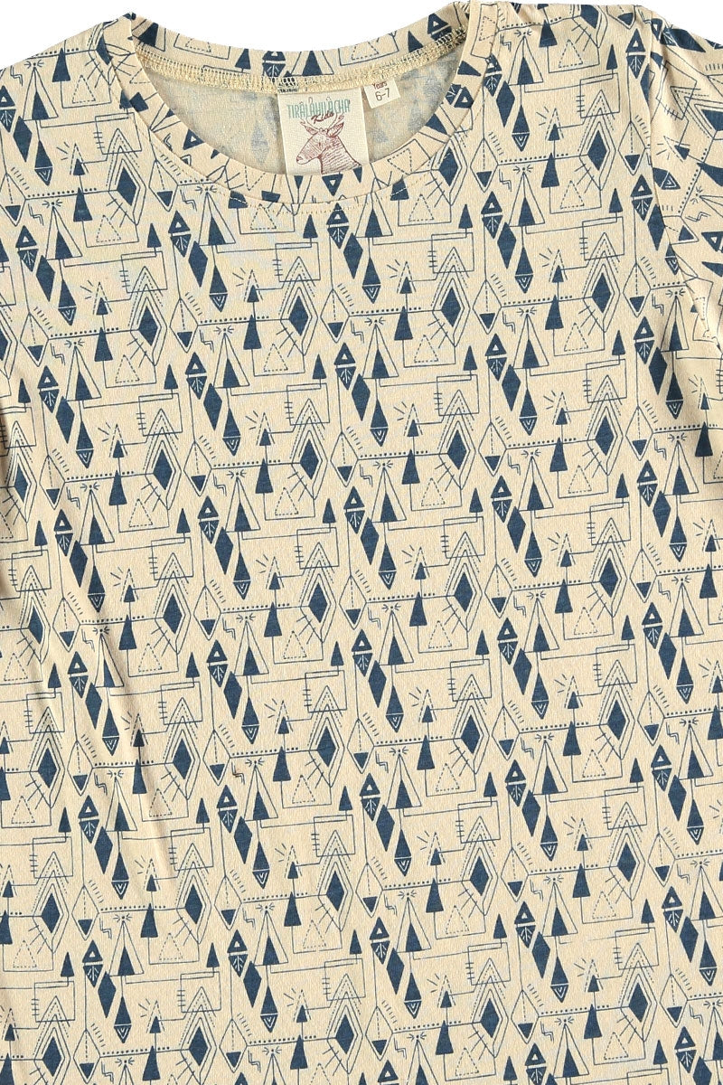 Camiseta unisex estampado geométrico - Imagen 3